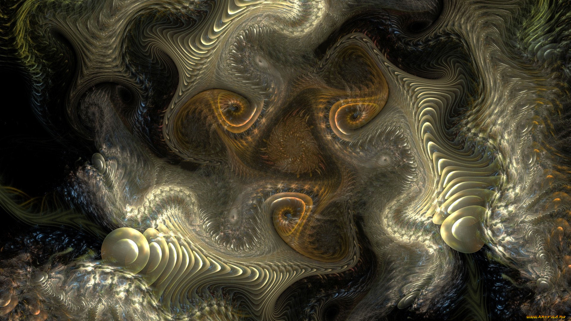 3д, графика, fractal, фракталы, фрактал, фон