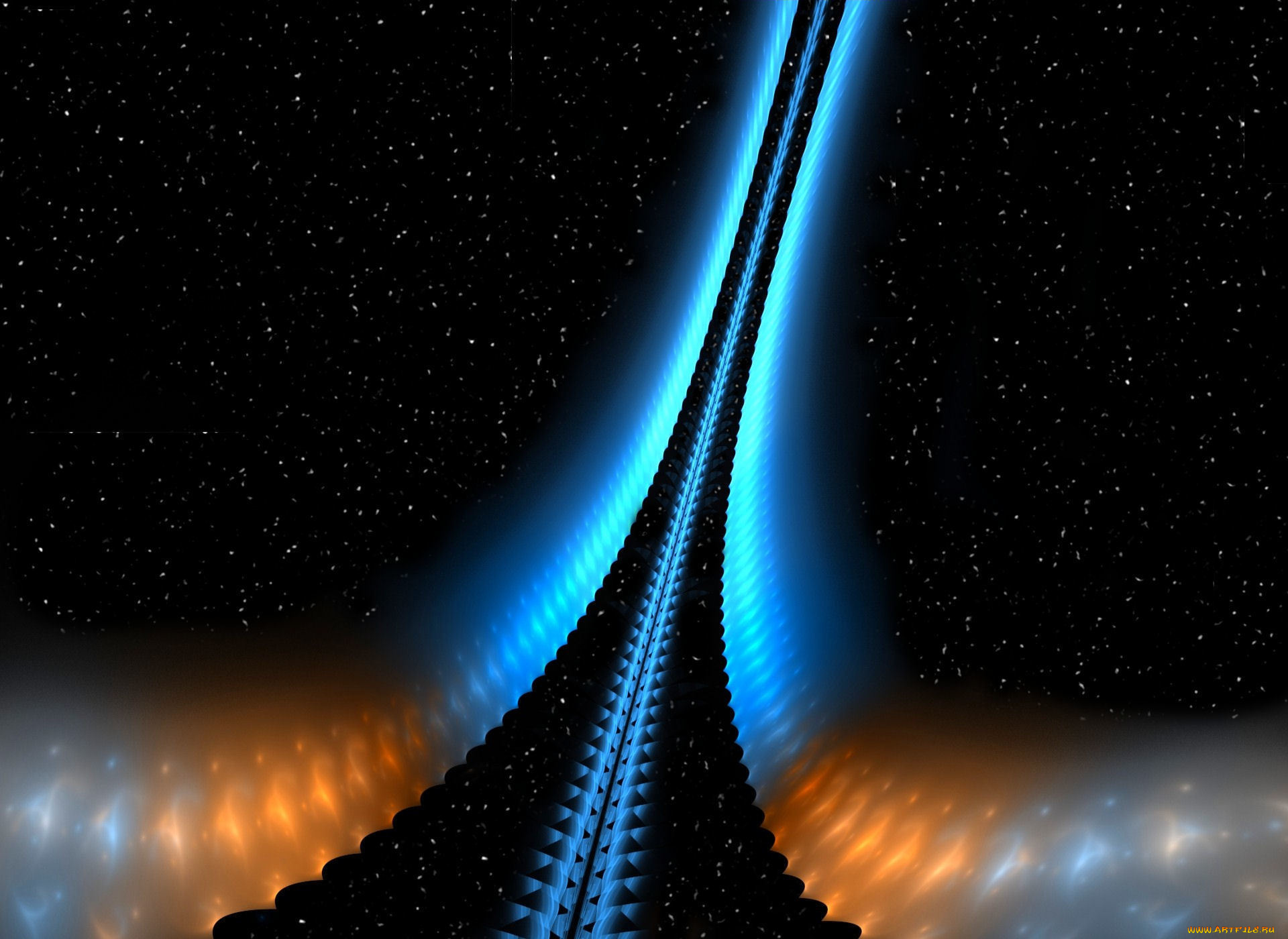 3д, графика, fractal, фракталы