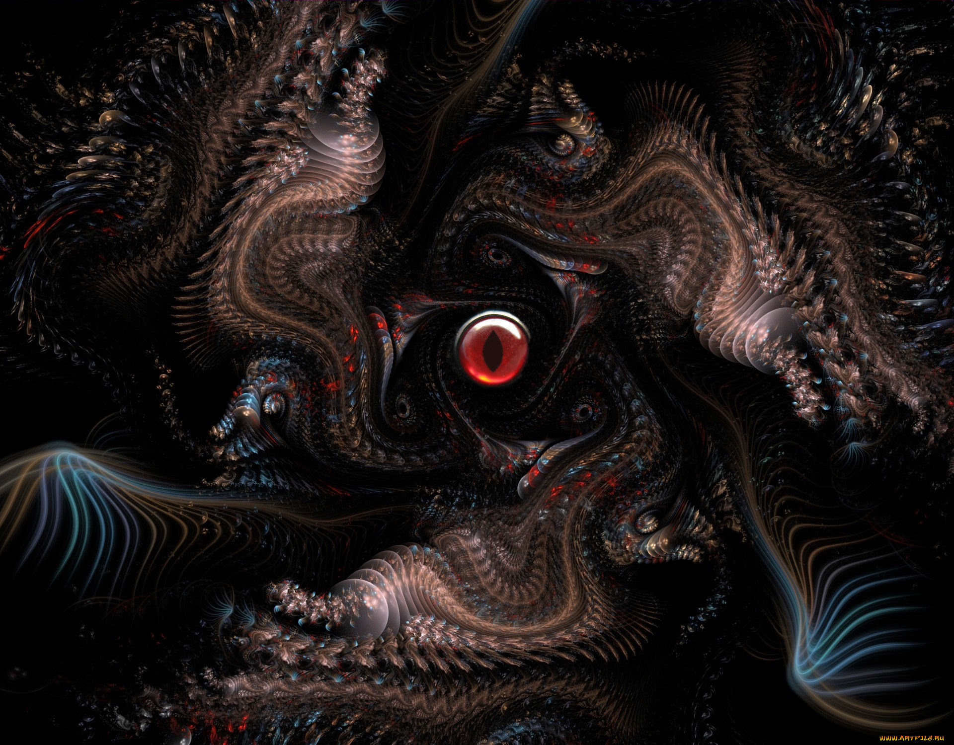 3д, графика, fractal, фракталы