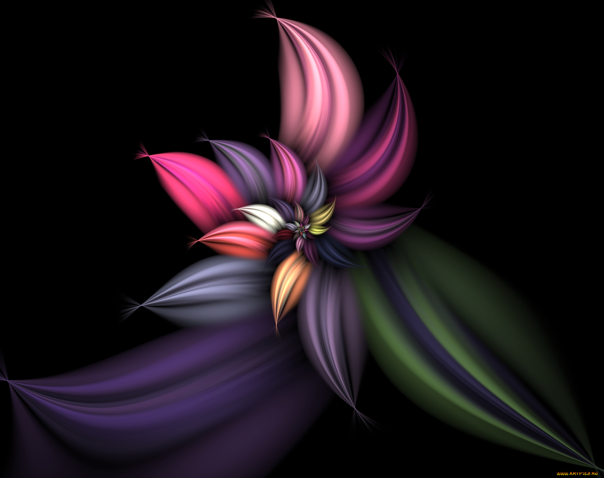 3д, графика, fractal, фракталы, фрактал, фон