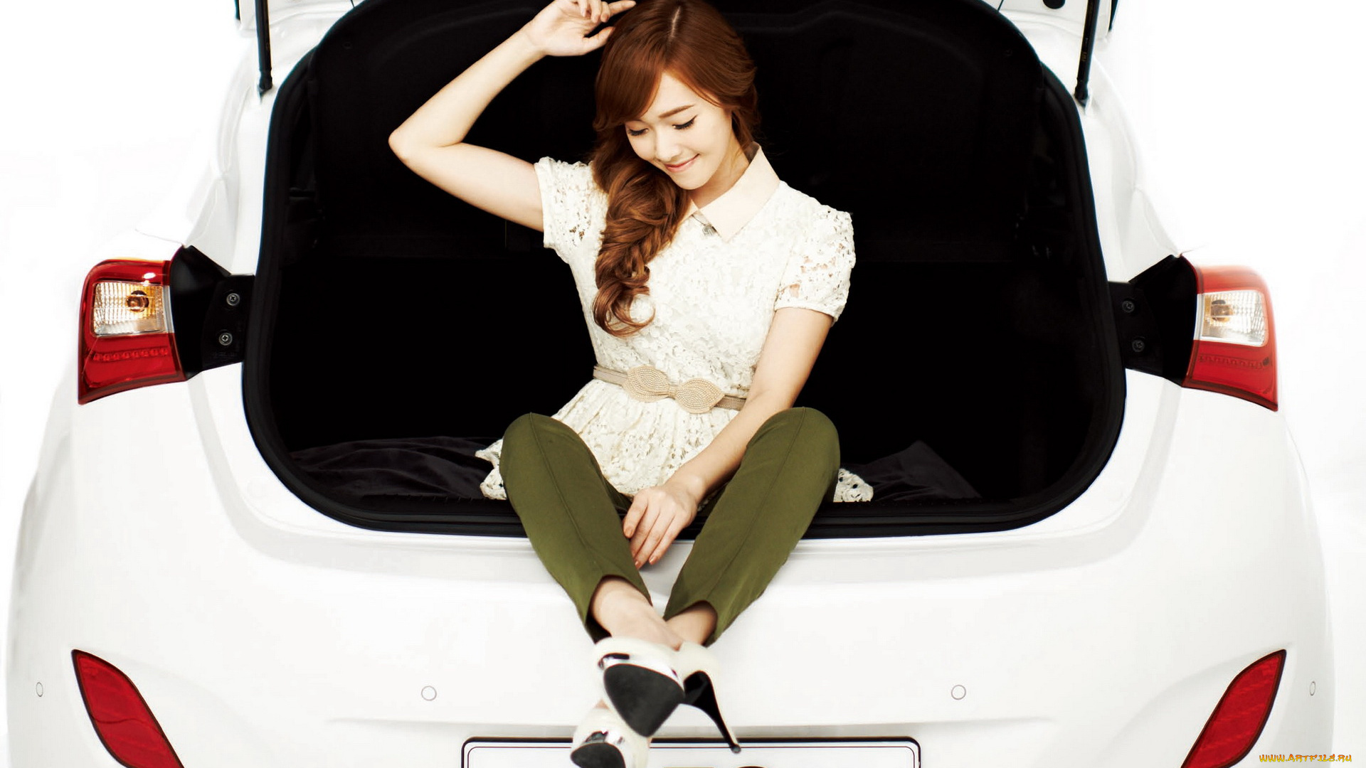 автомобили, авто, девушками, jessica, hyundai, девушка, карейка, азиатка