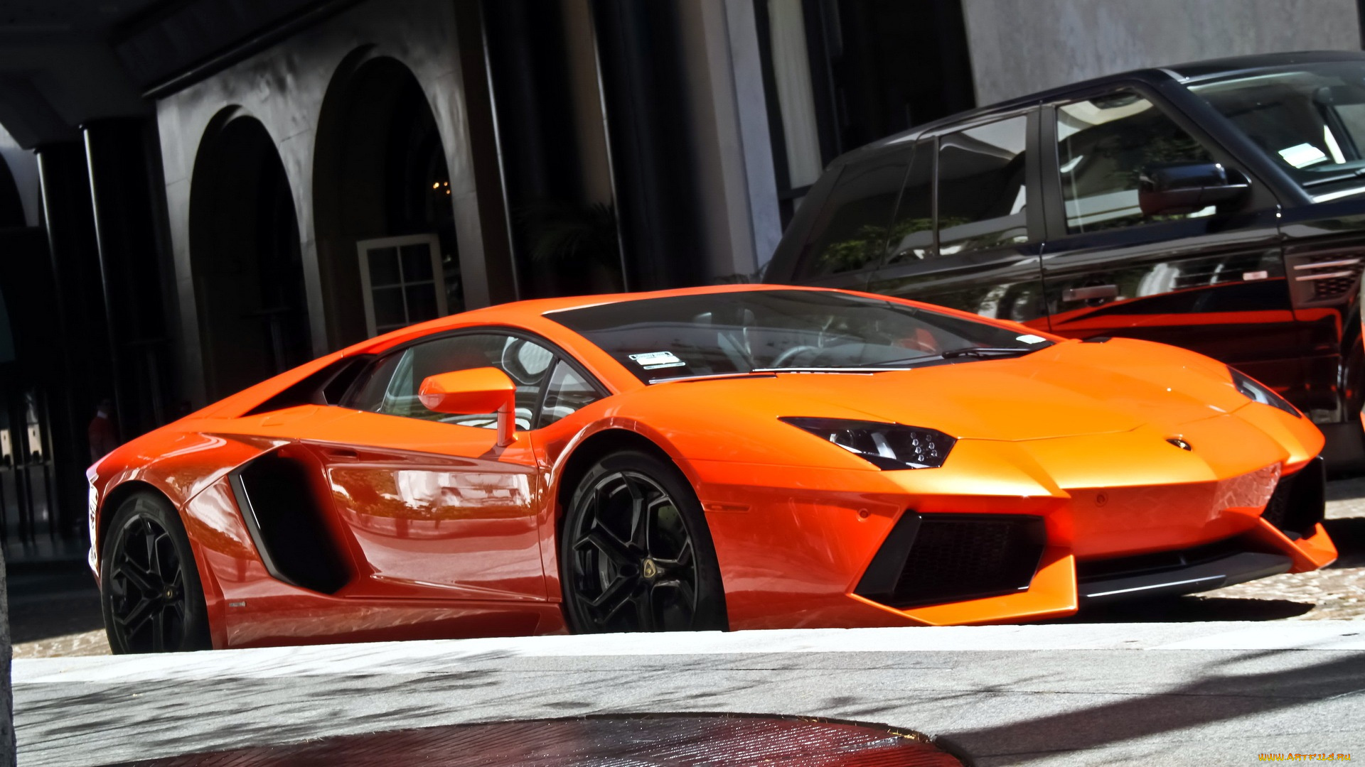 lamborghini, aventador, автомобили