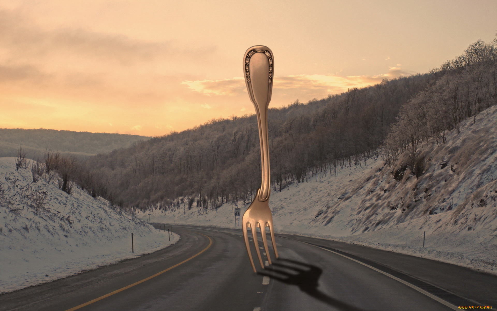 разное, компьютерный, дизайн, дорога, вилка, ситуация