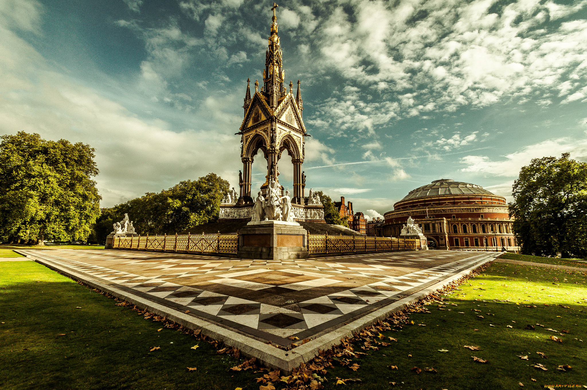 albert, memorial, london, england, города, лондон, великобритания, кенсингтонский, сад, королевский, парк, мемориал, принца, альберта, kensington, gardens