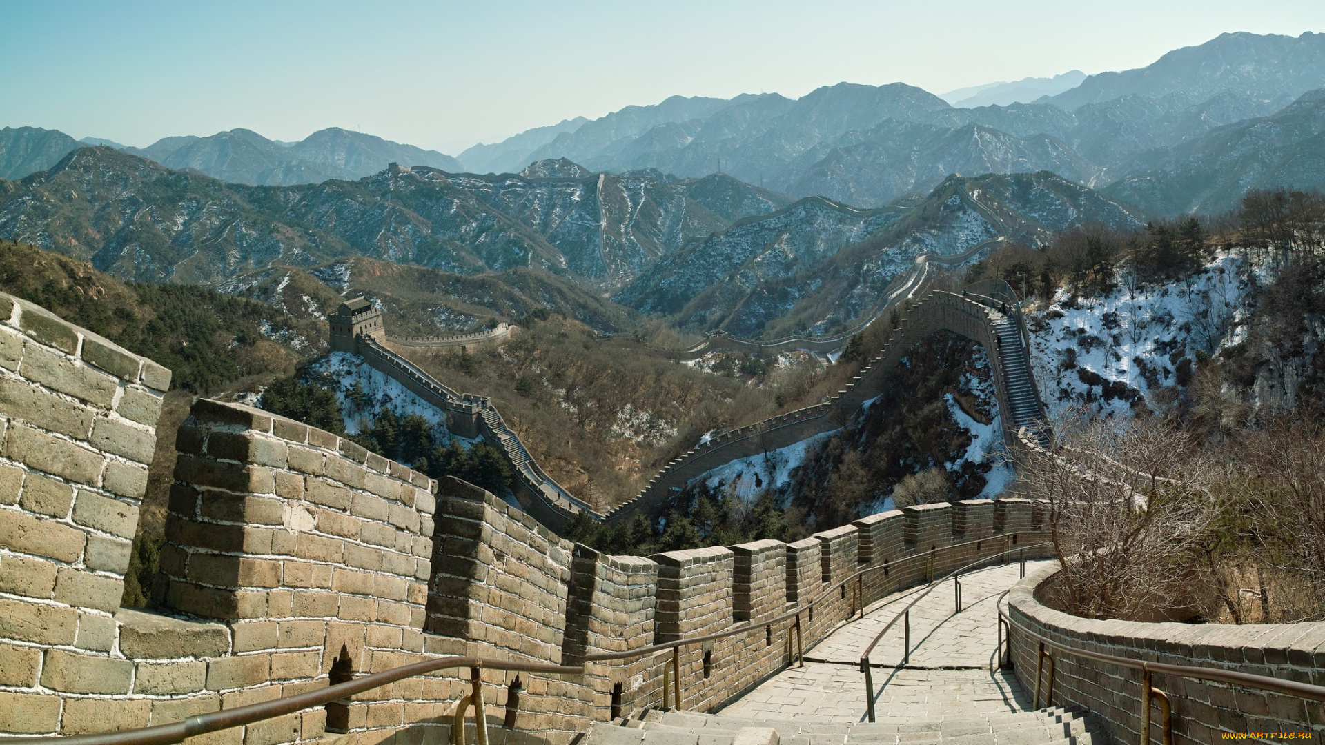 города, -, исторические, , архитектурные, памятники, стена, горы, китай, great, wall, of, china, china, великая, китайская, стена