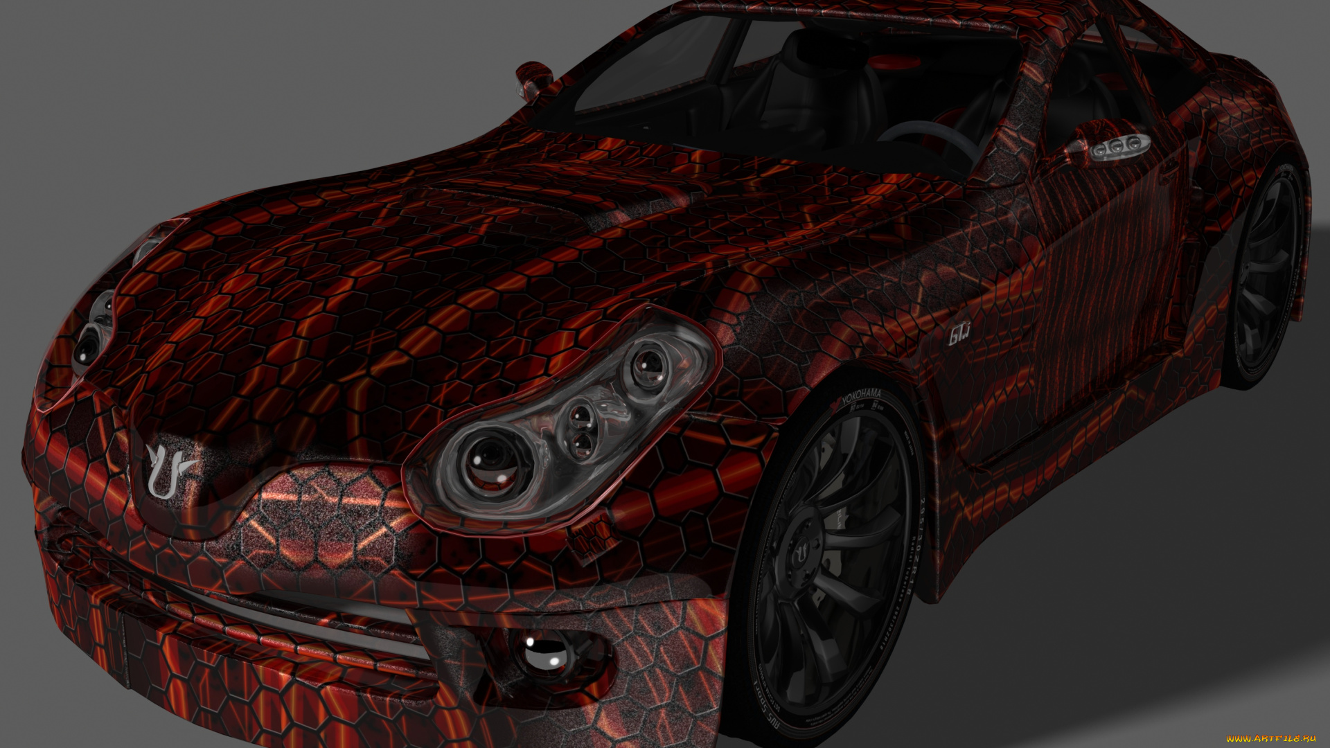 автомобили, 3д, автомобиль, фон