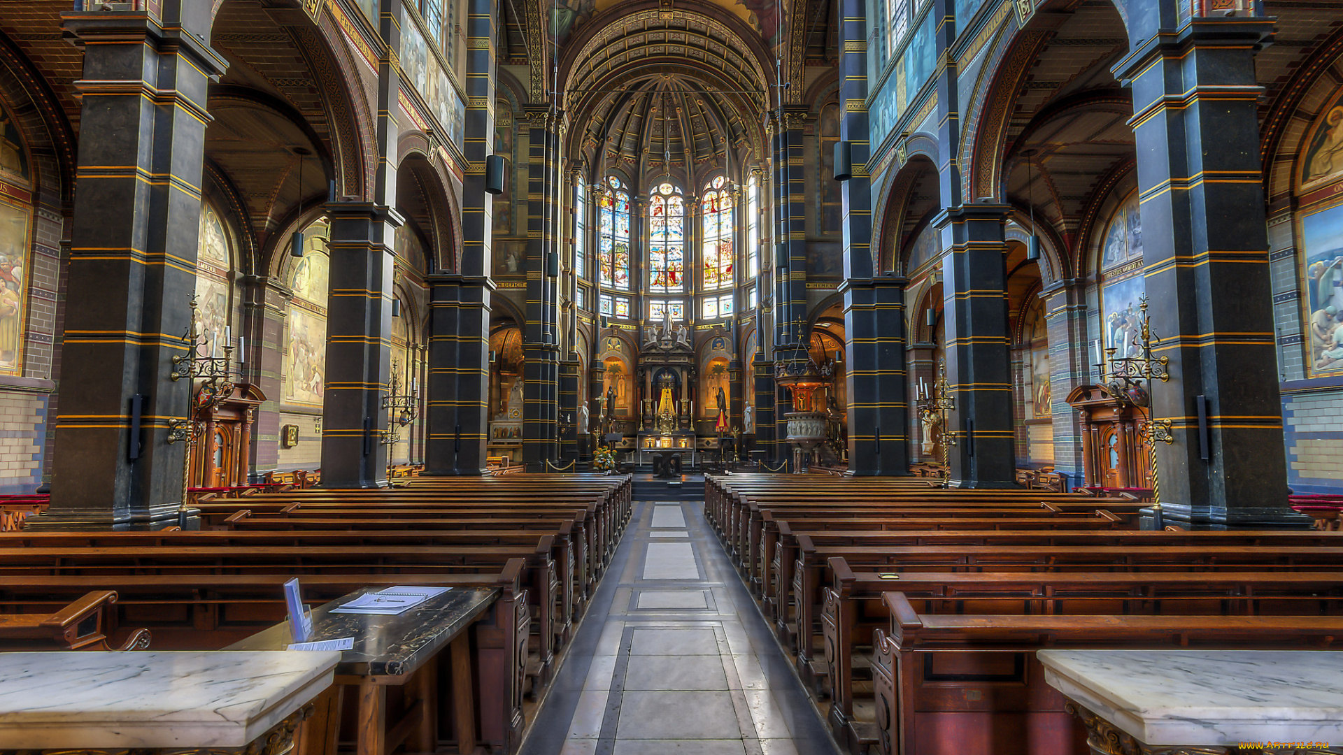 basilica, of, st, , nicholas, интерьер, убранство, , роспись, храма, храм