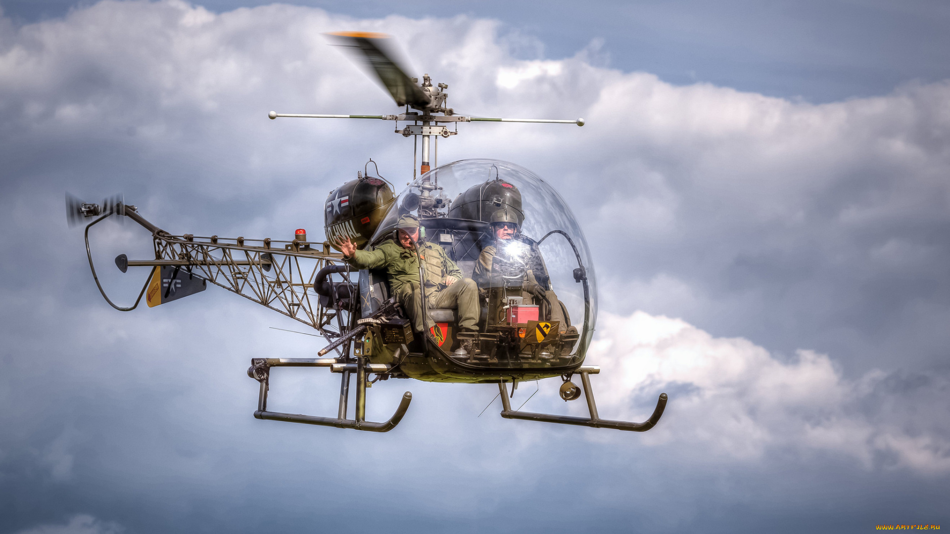 bell, 47, авиация, вертолёты, легкий, вертолет