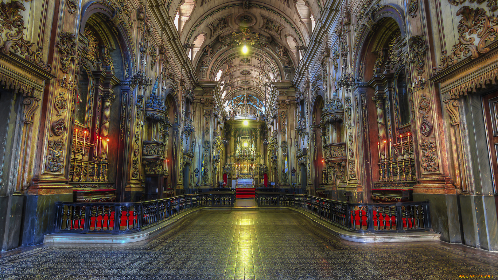 igreja, do, santi&, 769, ssimo, sacramento, da, antiga, se`, интерьер, убранство, , роспись, храма, храм