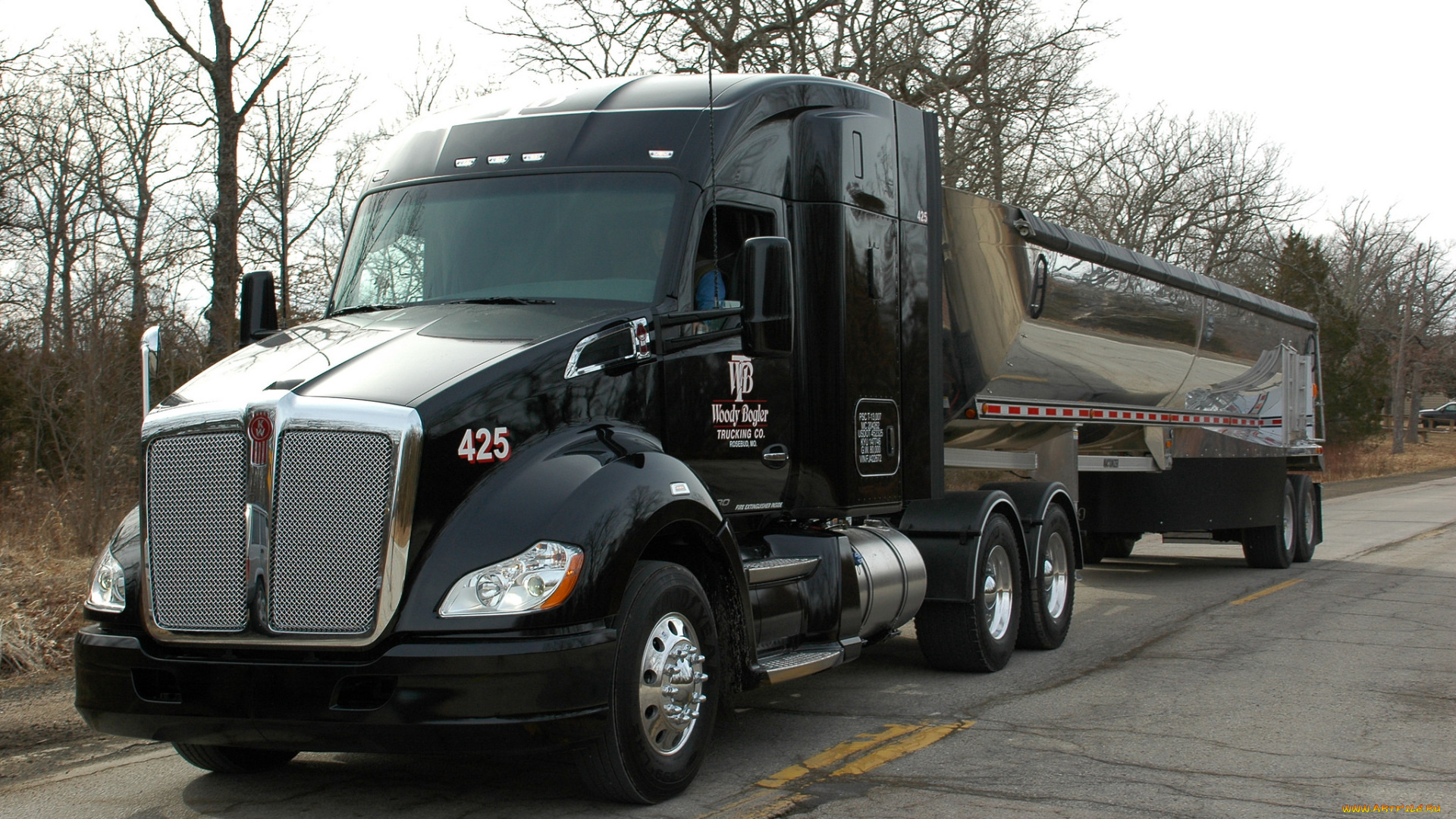 kenworth, -, bogler, t680, 52in, автомобили, kenworth, , выставка, улица, тяжелый, грузовик, седельный, тягач