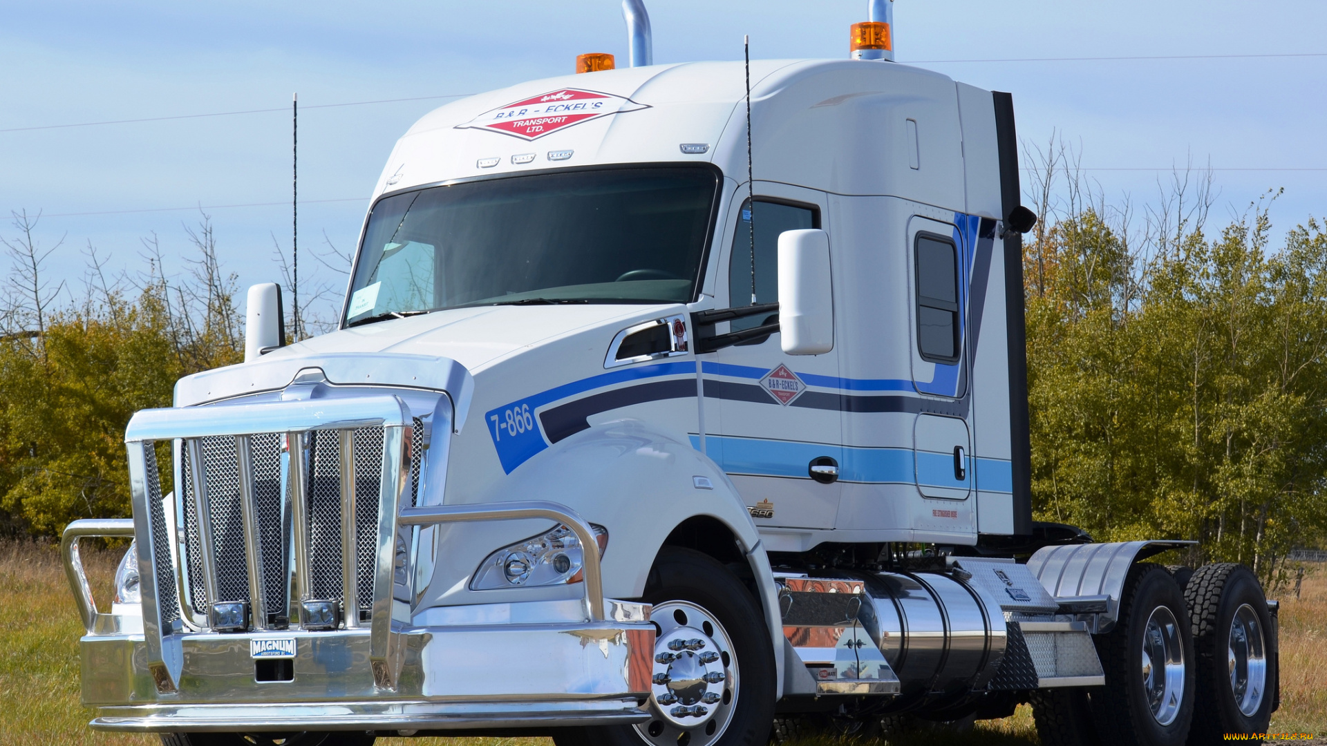 kenworth, -, b&r, eckel`s, t680, 52in, автомобили, kenworth, тяжелый, грузовик, седельный, тягач