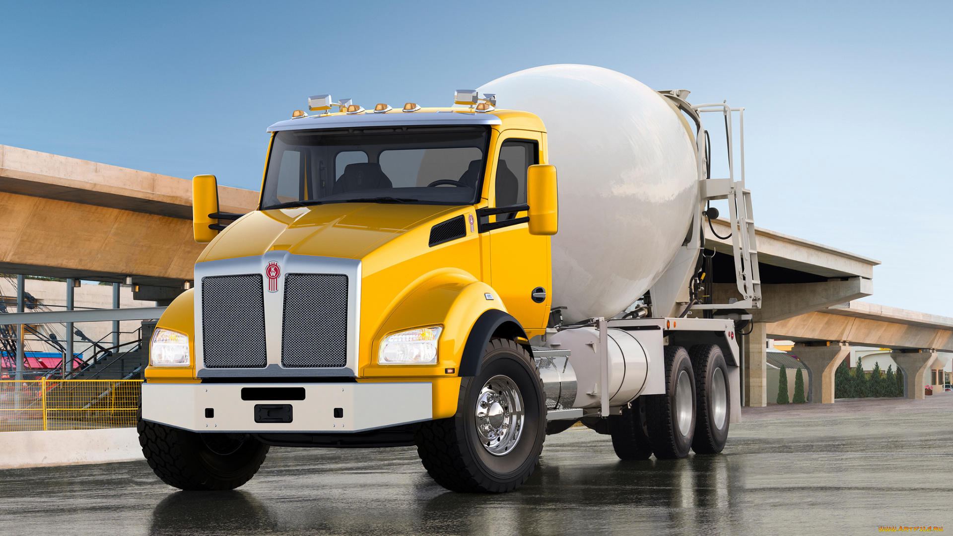 kenworth, -, kenworth, t880, mixer, автомобили, kenworth, тяжелый, грузовик, седельный, тягач