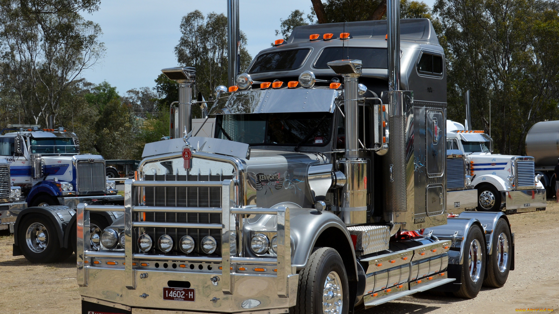 kenworth, автомобили, kenworth, , выставка, улица, седельный, тягач, грузовик, тяжелый