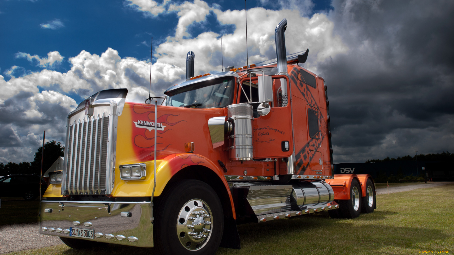 kenworth, автомобили, тягач, седельный, грузовик, тяжелый