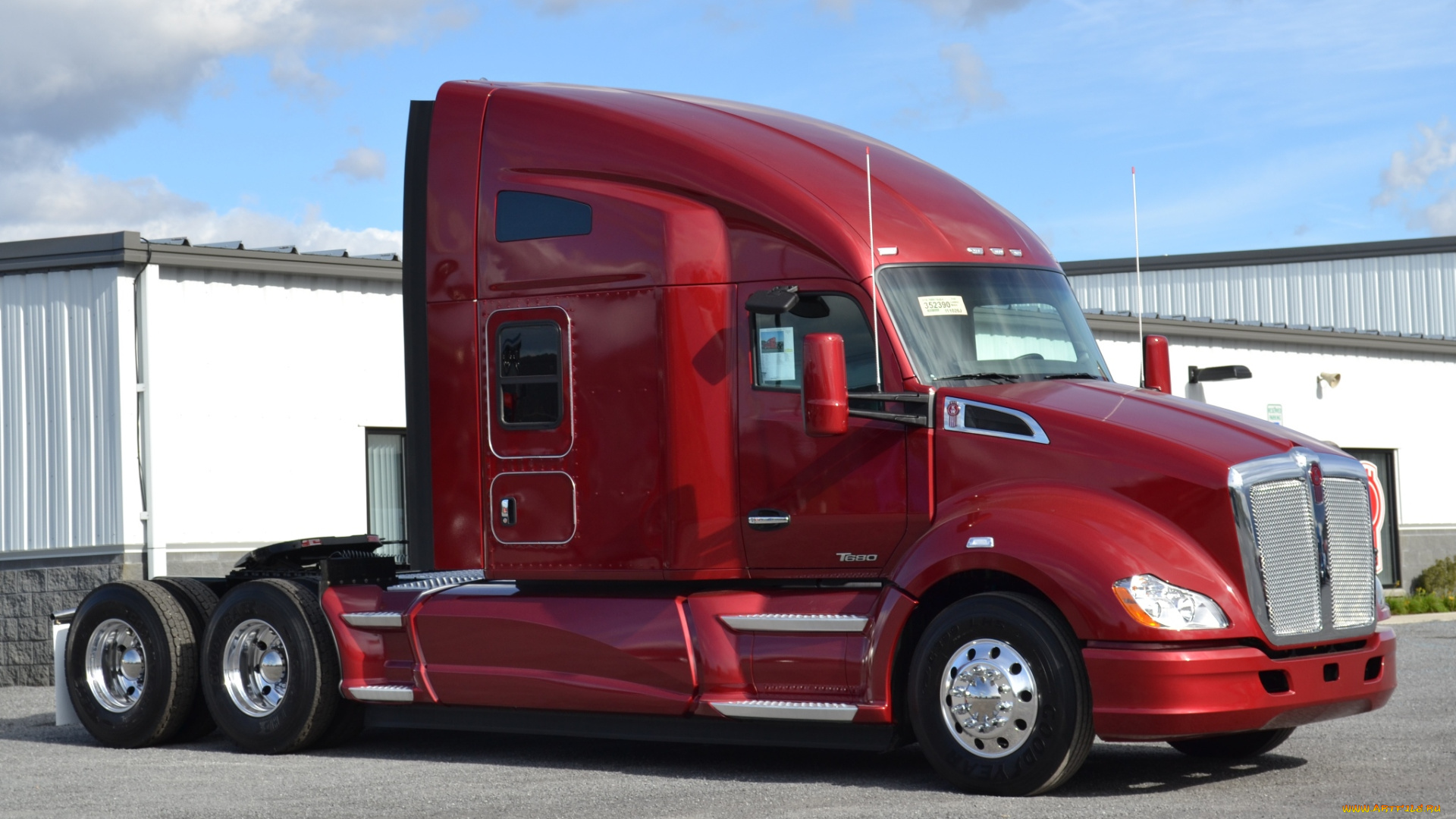 kenworth, автомобили, тягач, тяжелый, грузовик, седельный