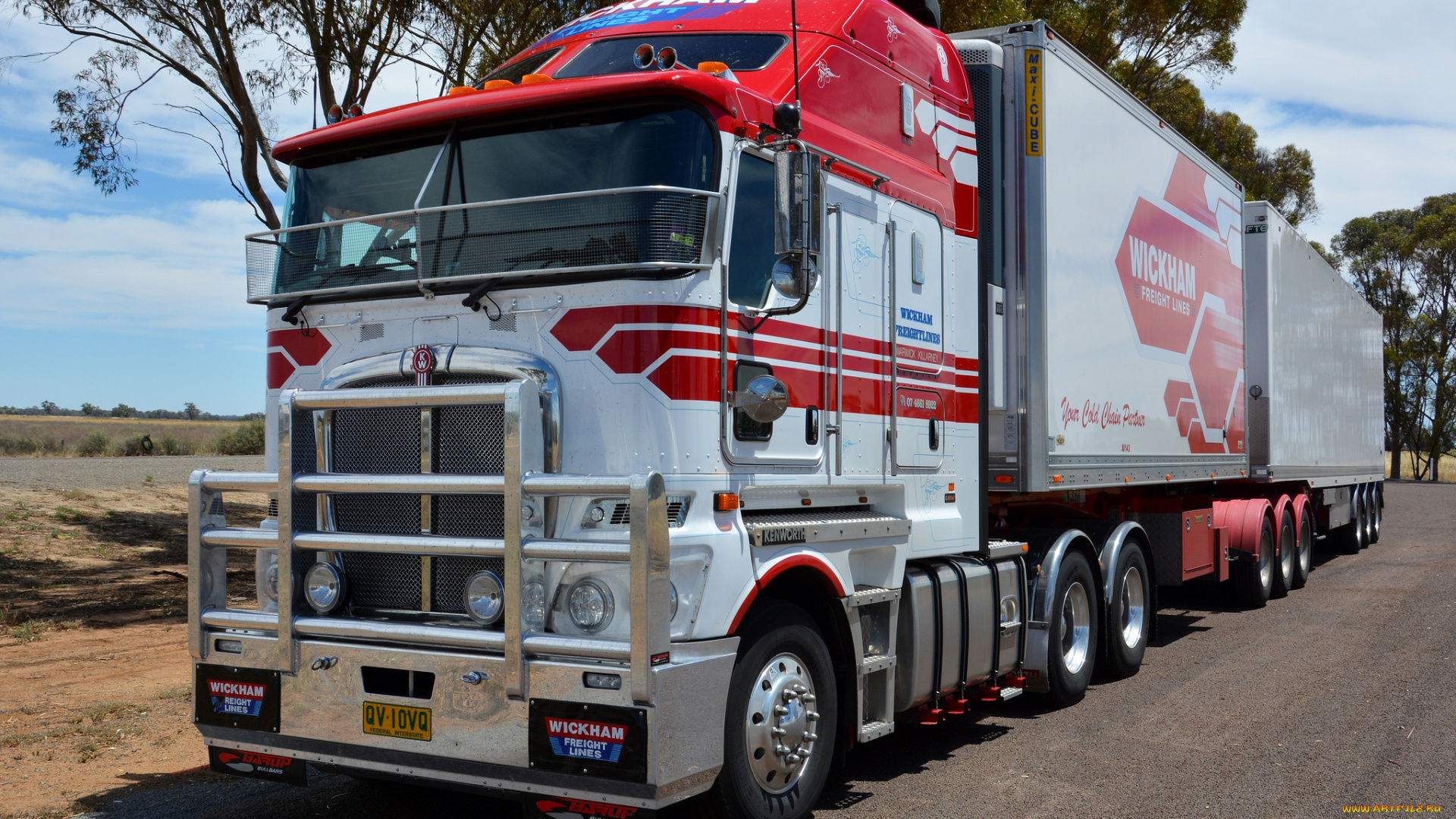 kenworth, автомобили, тяжелый, грузовик, седельный, тягач