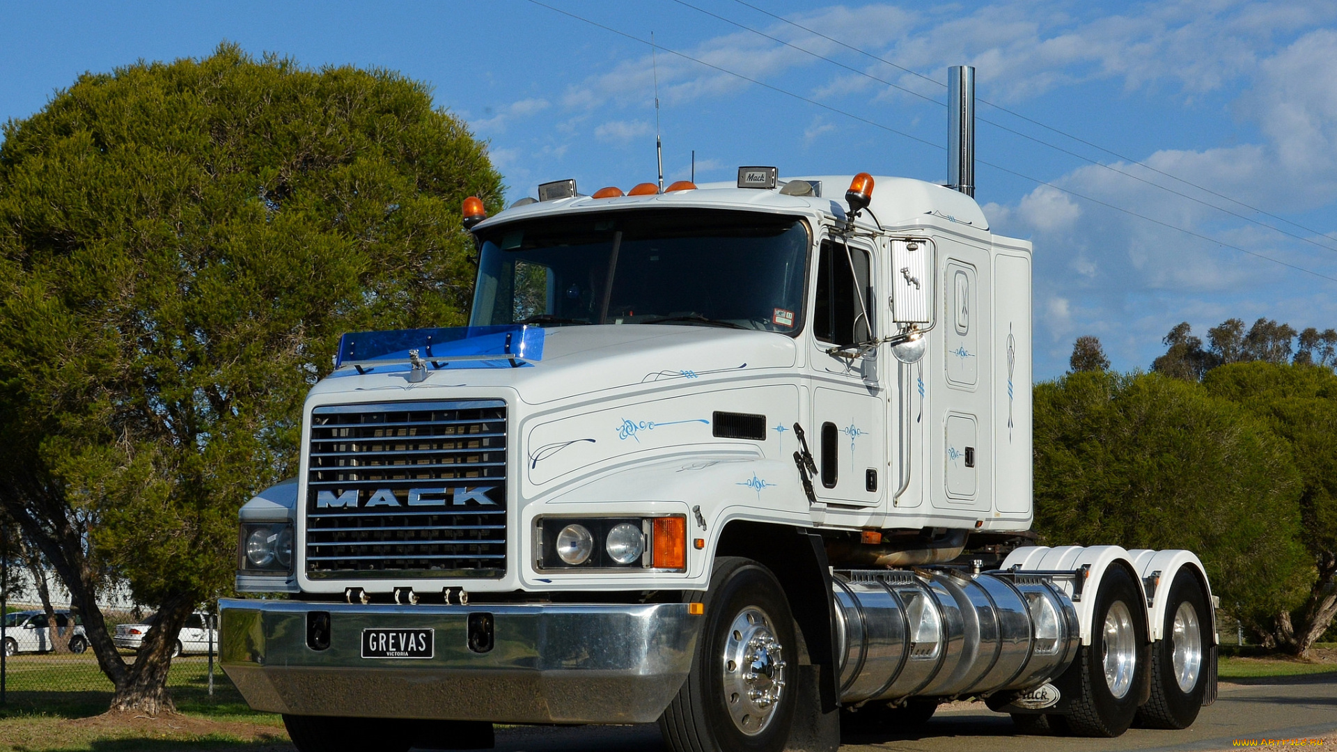 mack, автомобили, тяжелый, грузовик, седельный, тягач