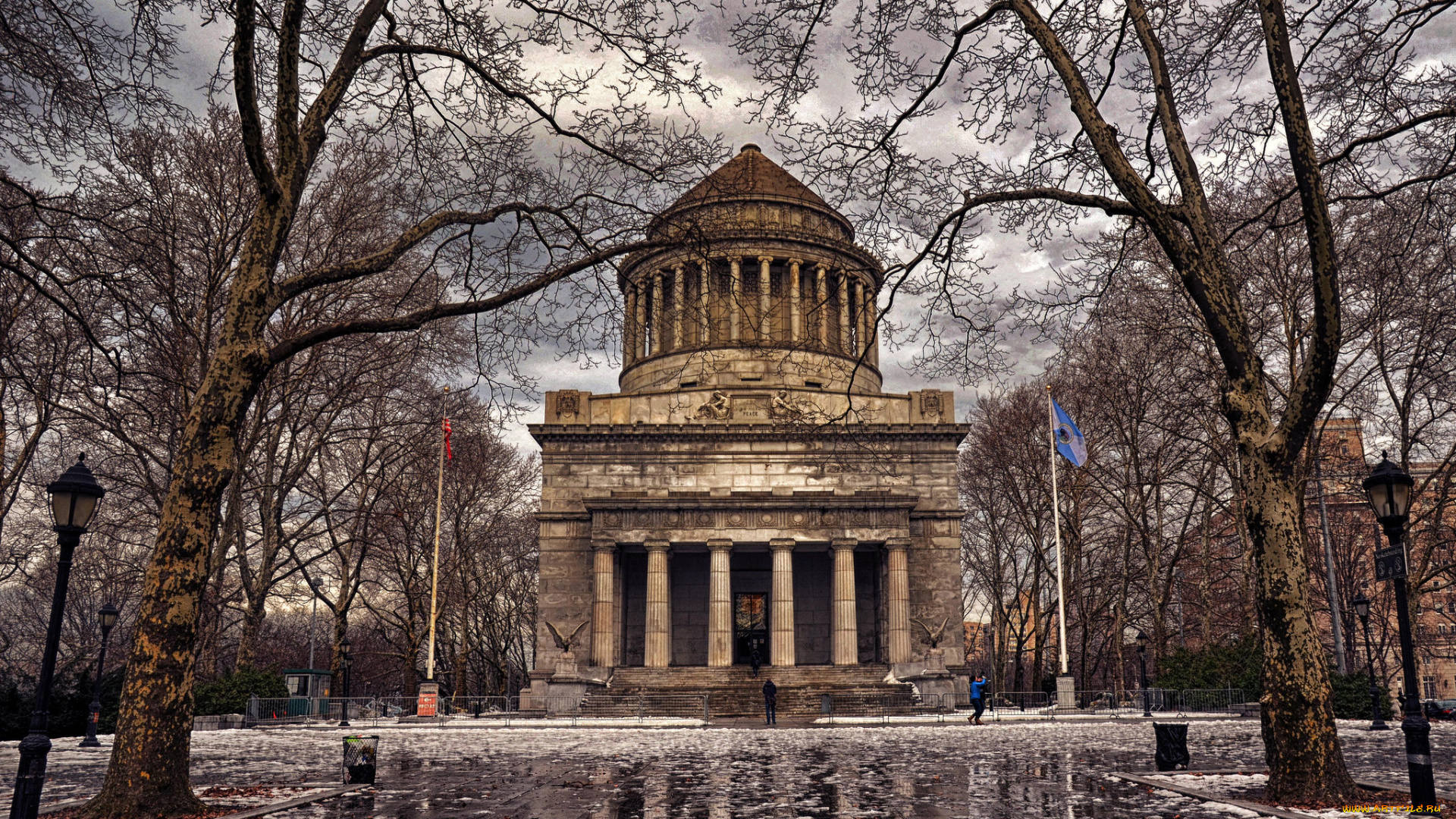 new, york, winter, города, нью-йорк, , сша, зима, парк, здание