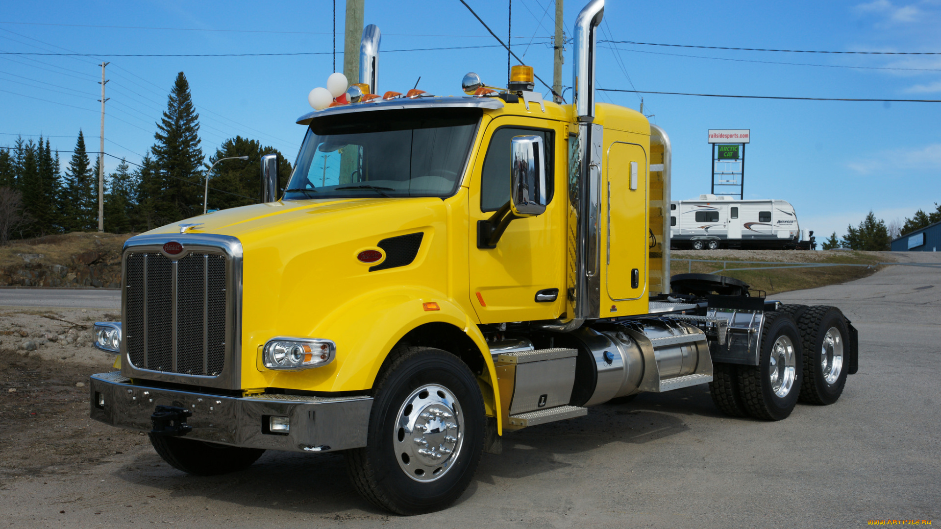 peterbilt, автомобили, тяжелый, грузовик, седельный, тягач