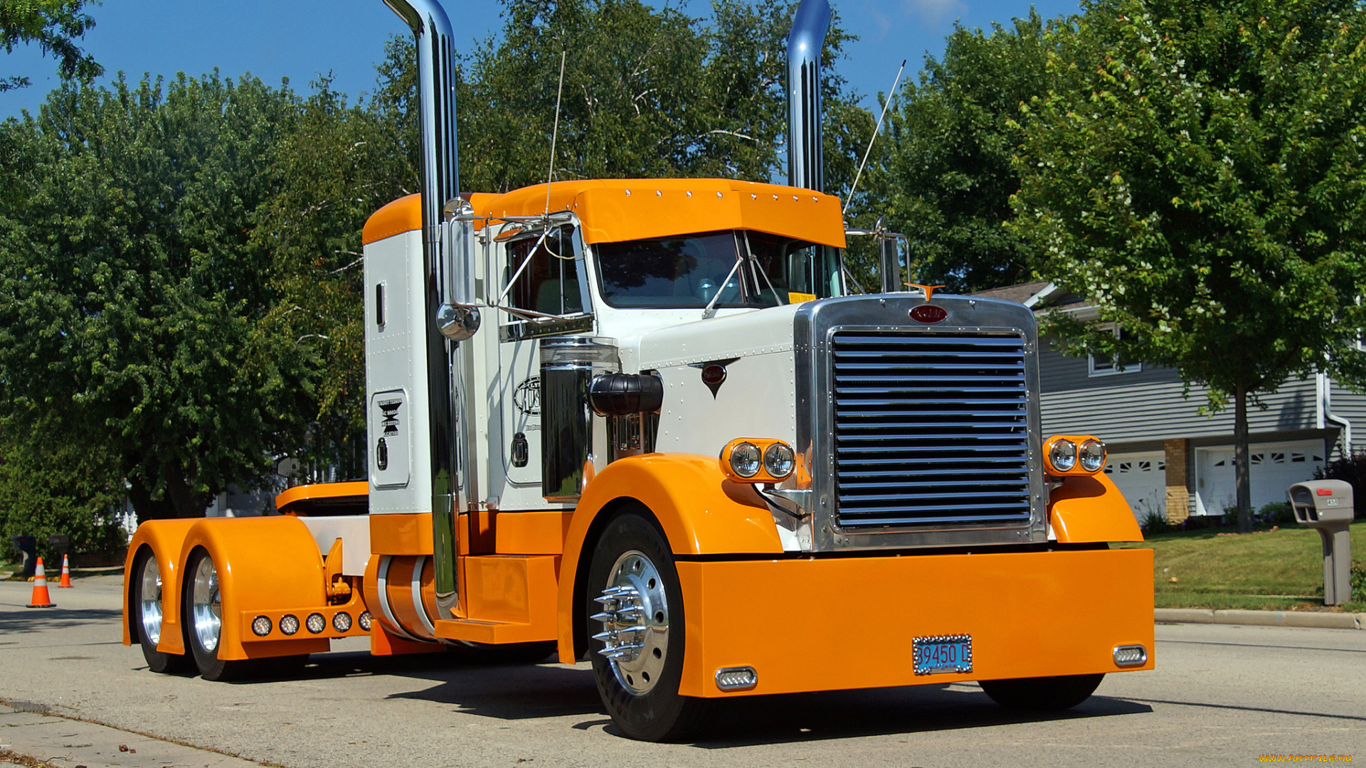 peterbilt, truck, автомобили, peterbilt, тяжелый, грузовик, седельный, тягач