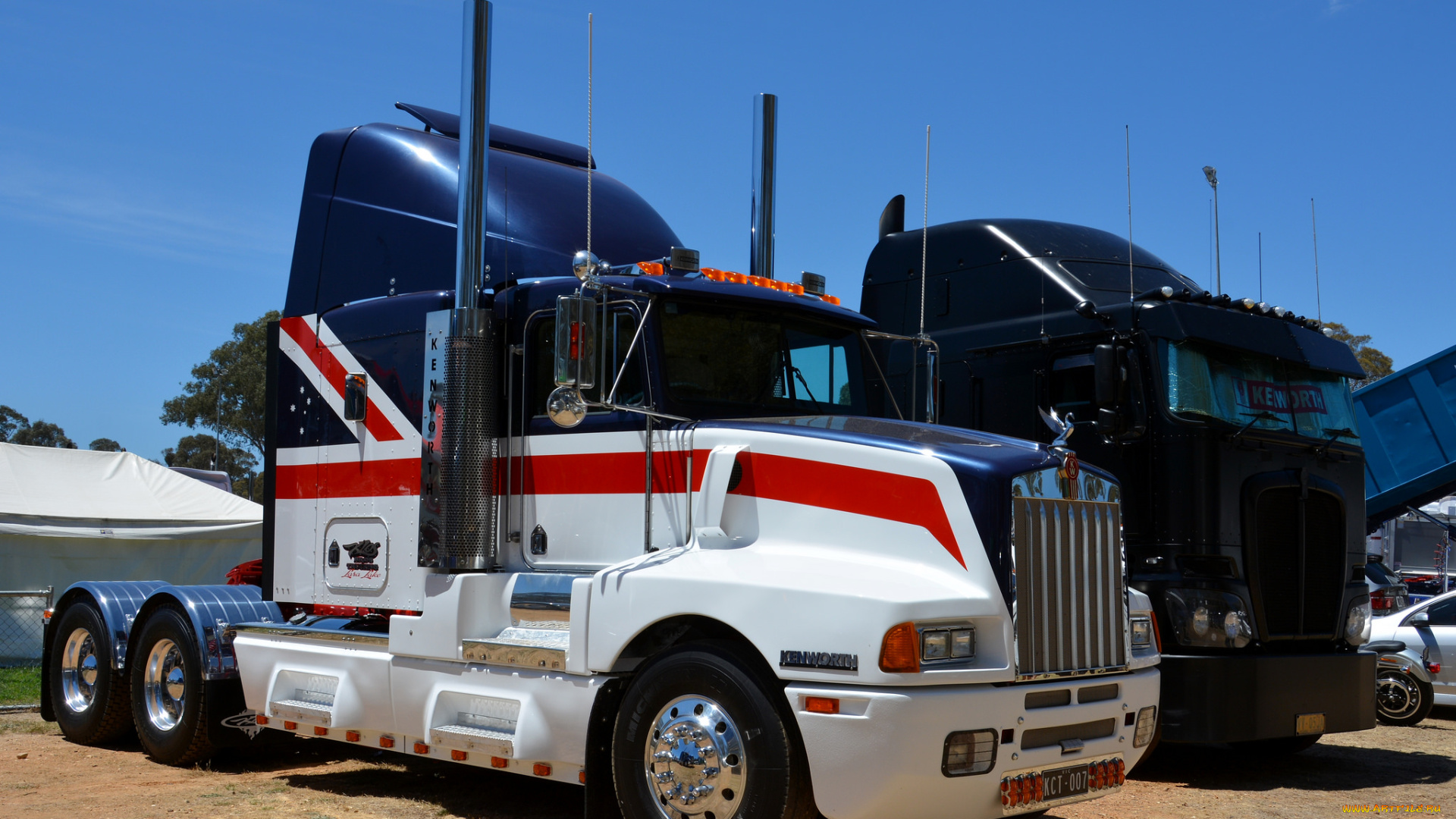 t600, kenworth, автомобили, kenworth, , выставка, улица, тяжелый, грузовик, седельный, тягач