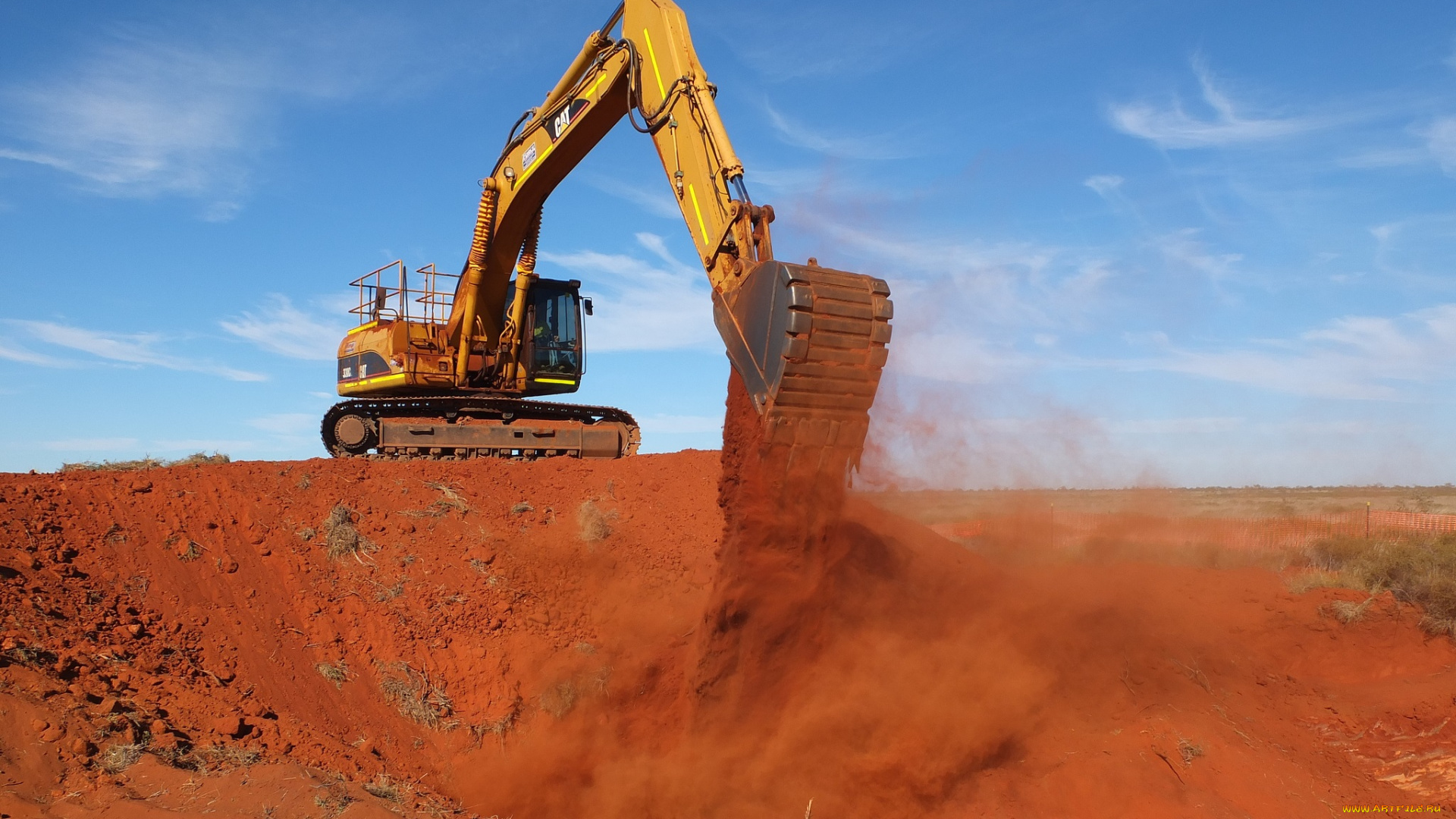 техника, экскаваторы, гусеничный, экскаватор, ковш