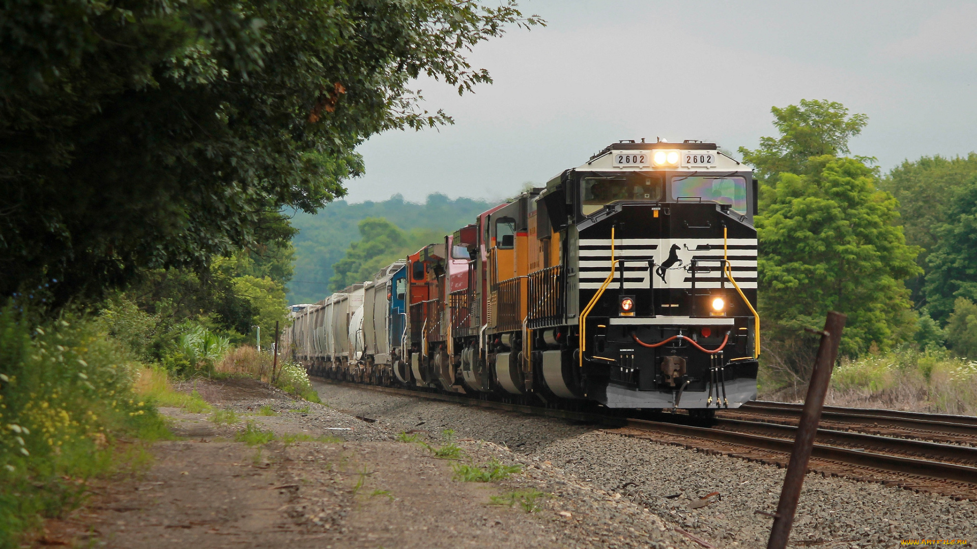 техника, поезда, дорога, железная, состав, локомотив