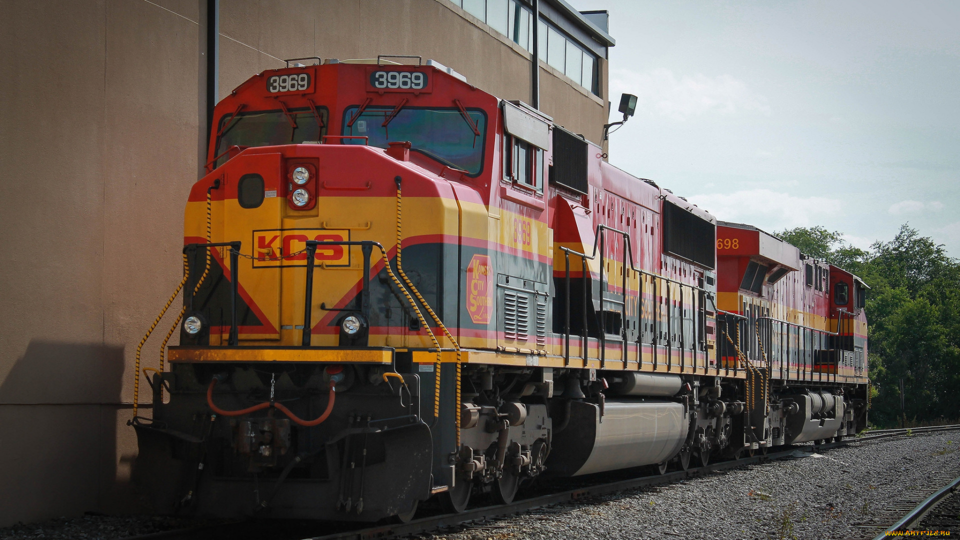 техника, поезда, локомотив, дорога, железная, состав