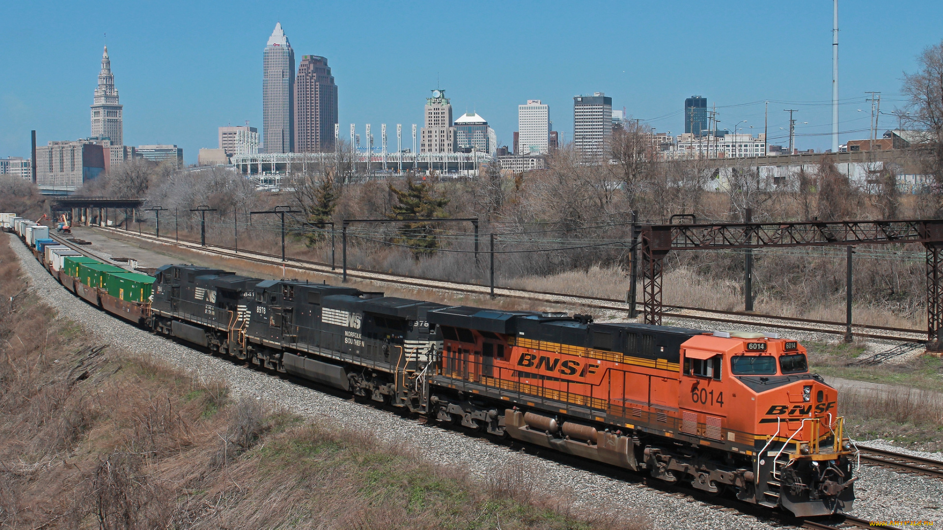 техника, поезда, состав, дорога, локомотив, железная