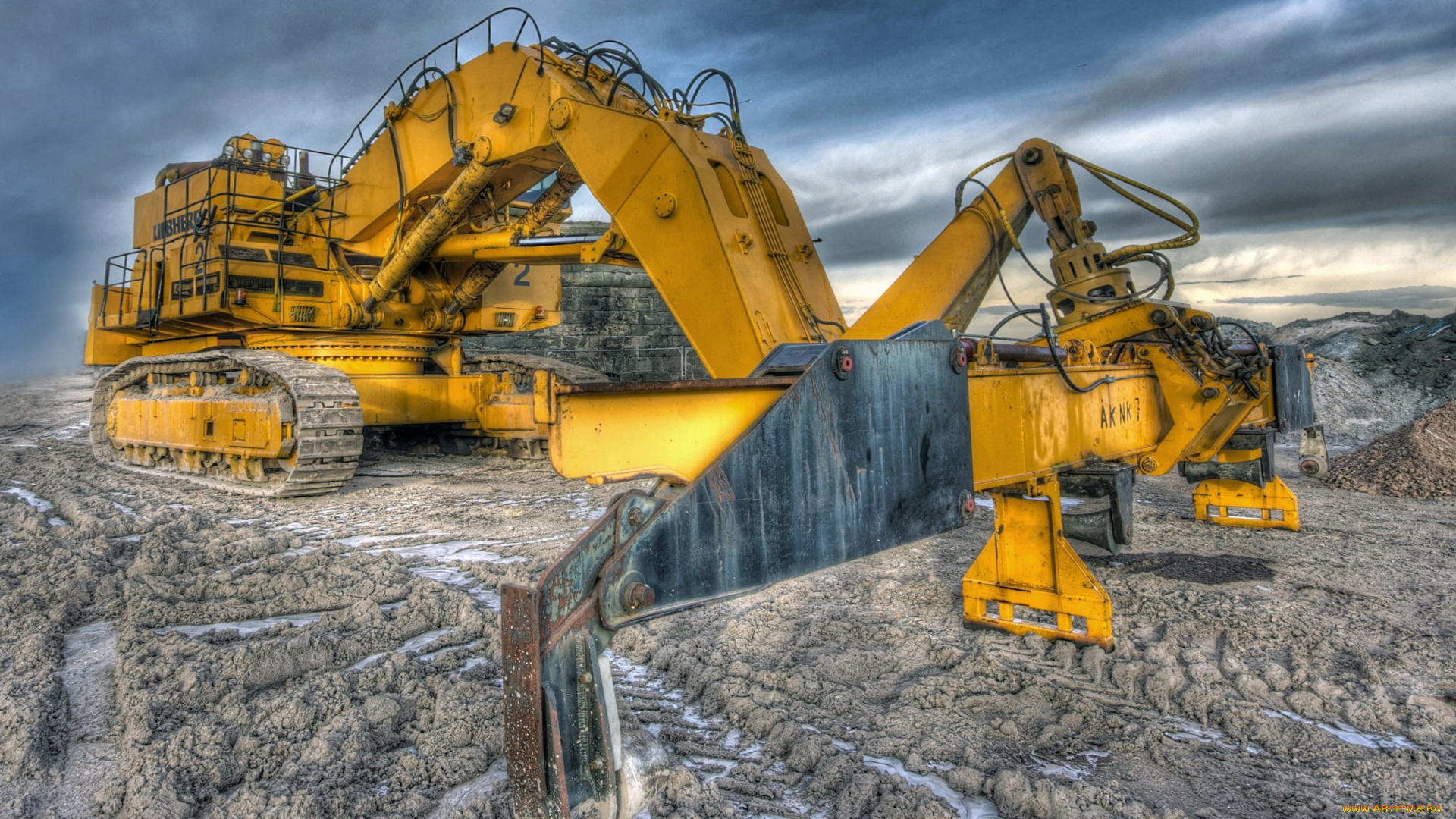 техника, строительная, техника, агрегат, гусеничный