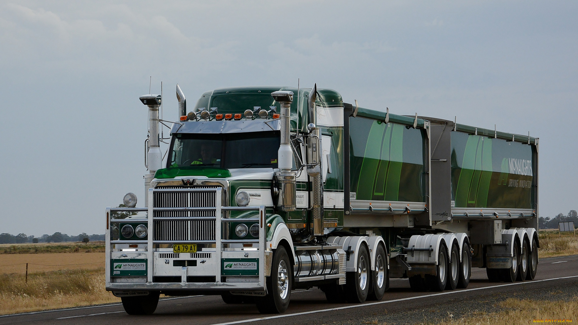 western, star, автомобили, тяжелый, грузовик, седельный, тягач