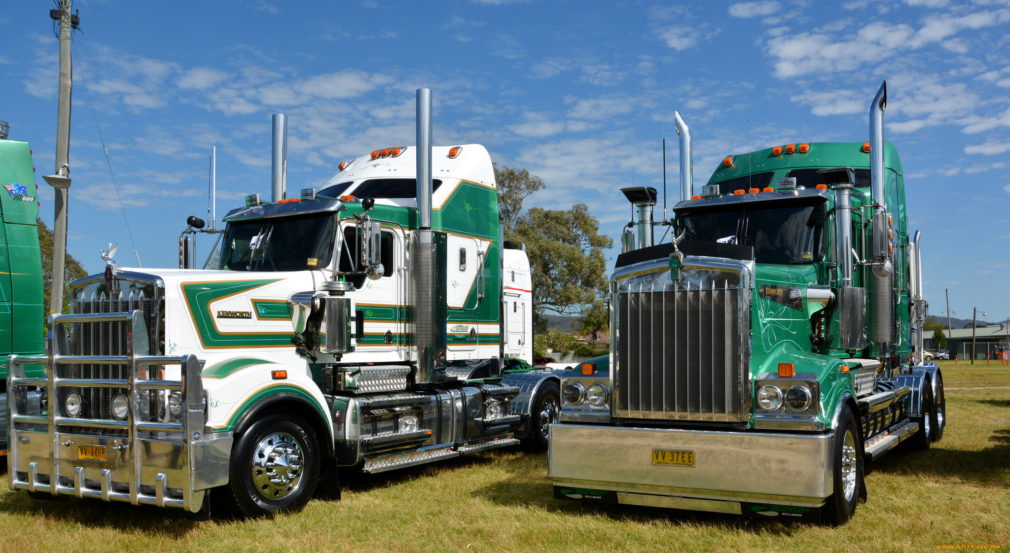 kenworths, автомобили, kenworth, , выставка, улица, тяжелый, грузовик, седельный, тягач