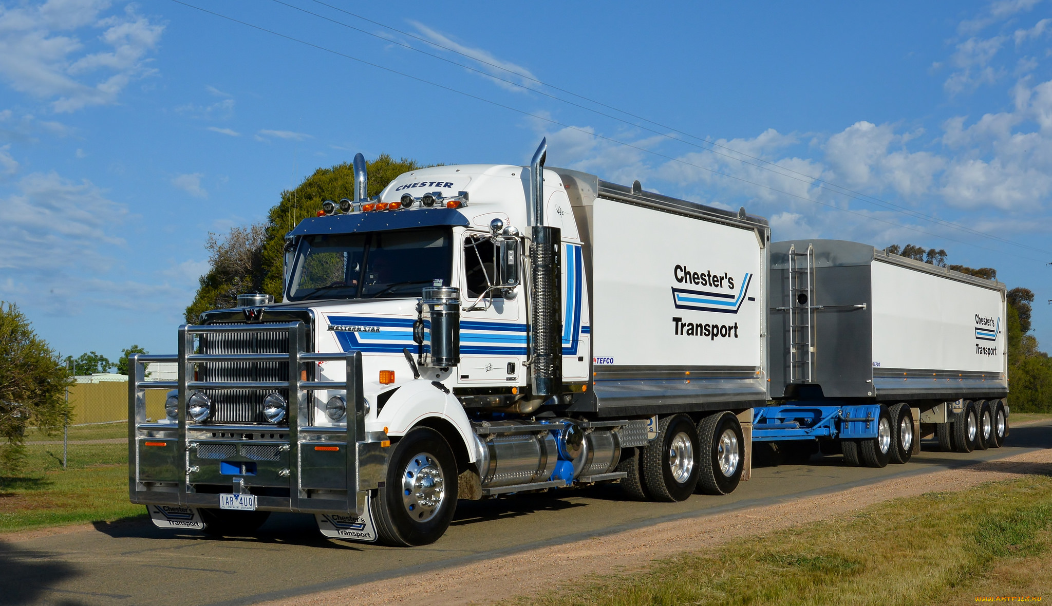 western, star, автомобили, тяжелый, грузовик, седельный, тягач