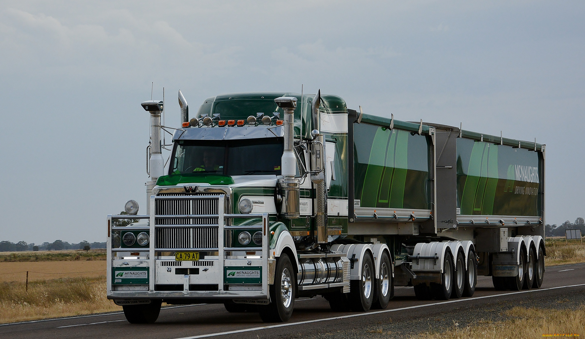 western, star, автомобили, тяжелый, грузовик, седельный, тягач