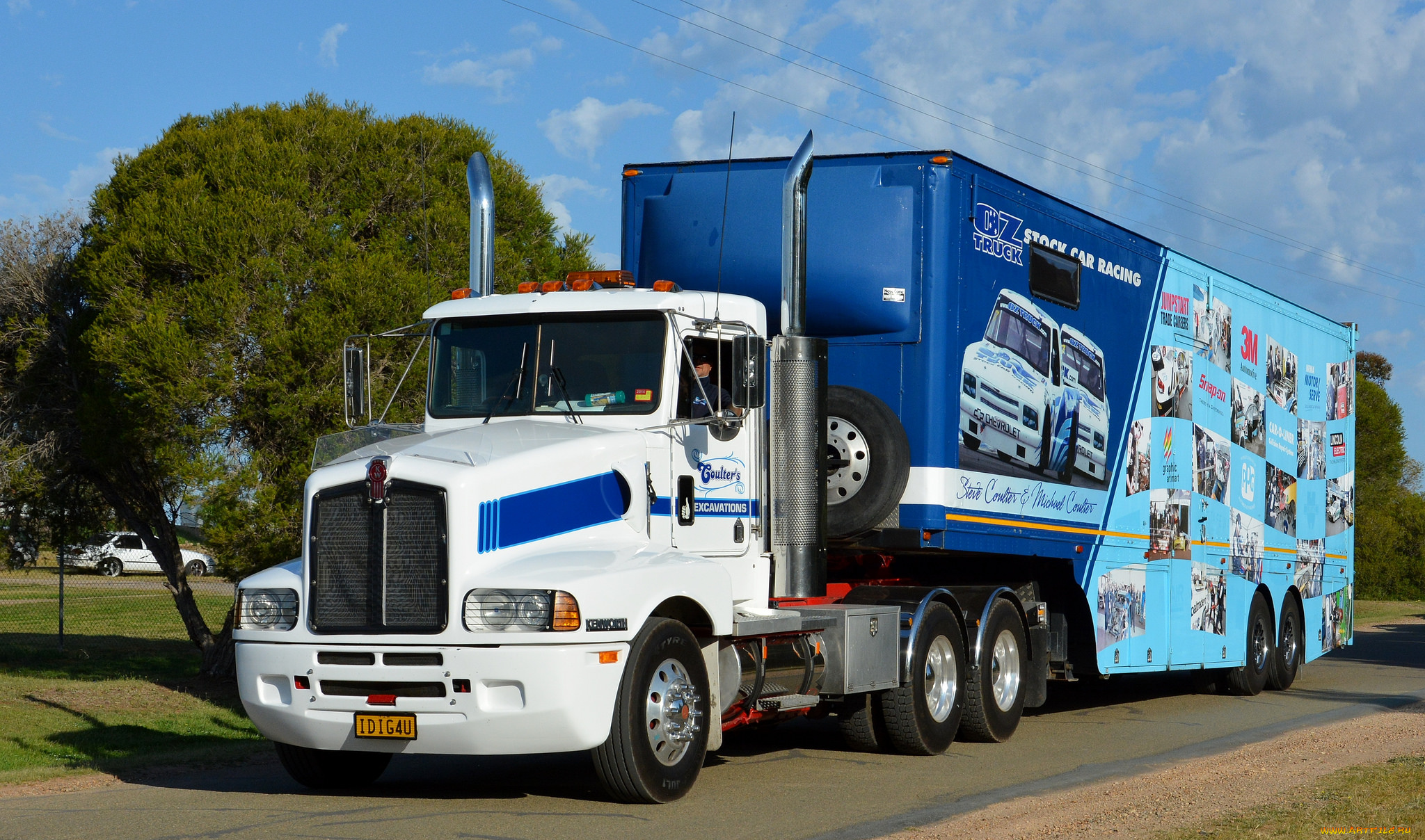 kenworth, автомобили, kenworth, , выставка, улица, тяжелый, грузовик, седельный, тягач