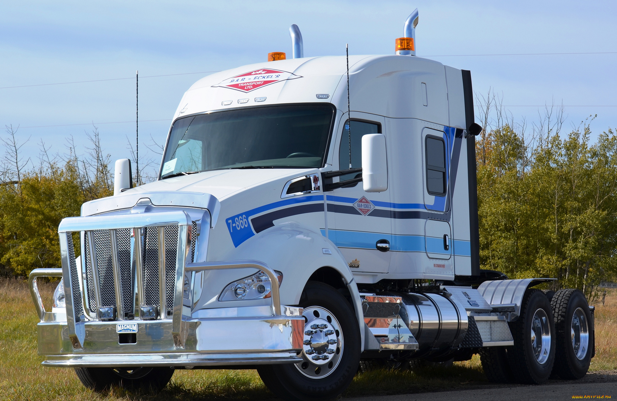 kenworth, -, b&r, eckel`s, t680, 52in, автомобили, kenworth, тяжелый, грузовик, седельный, тягач