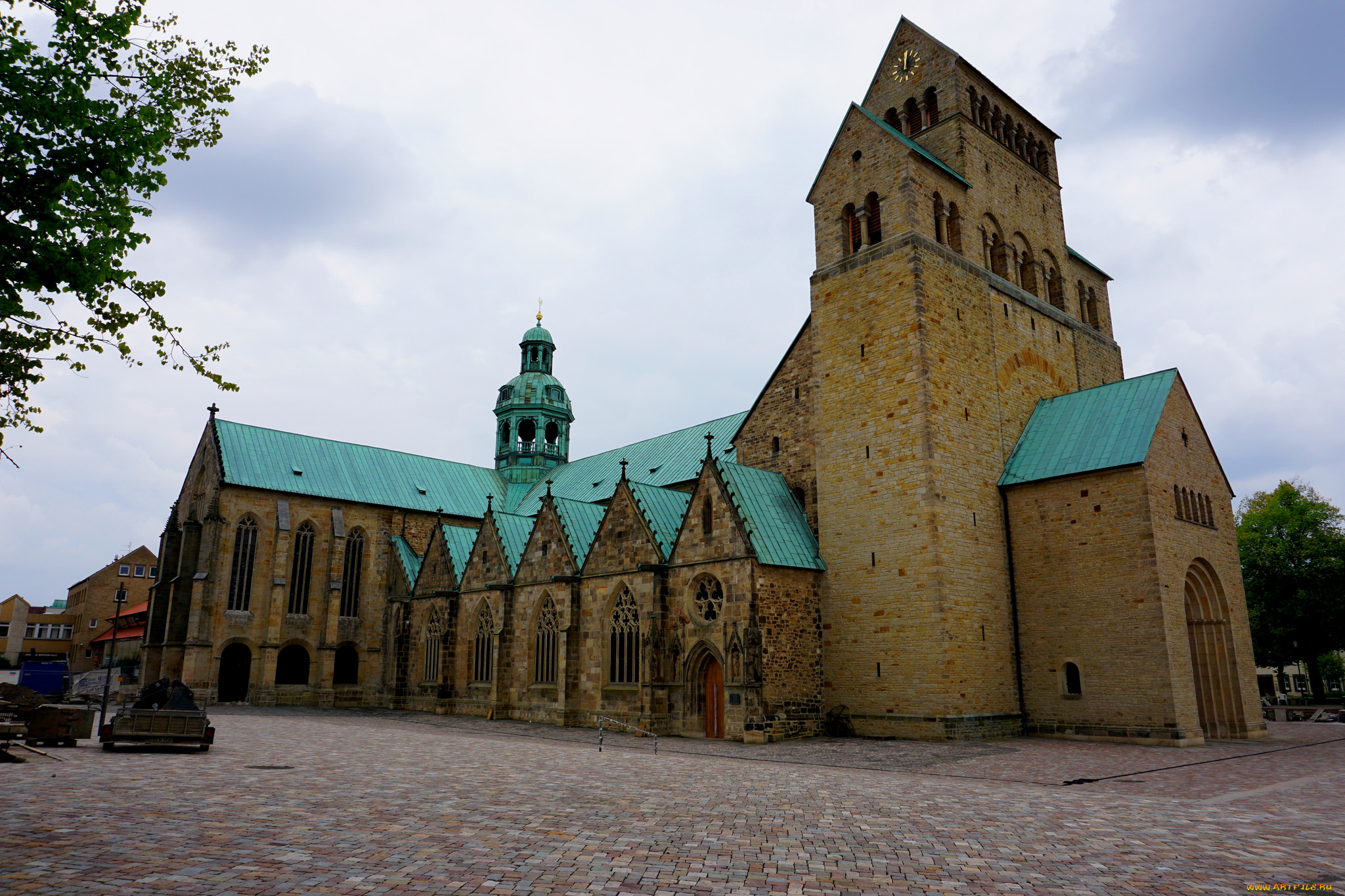 hildesheim, cathedral, города, -, католические, соборы, , костелы, , аббатства, костел, площадь
