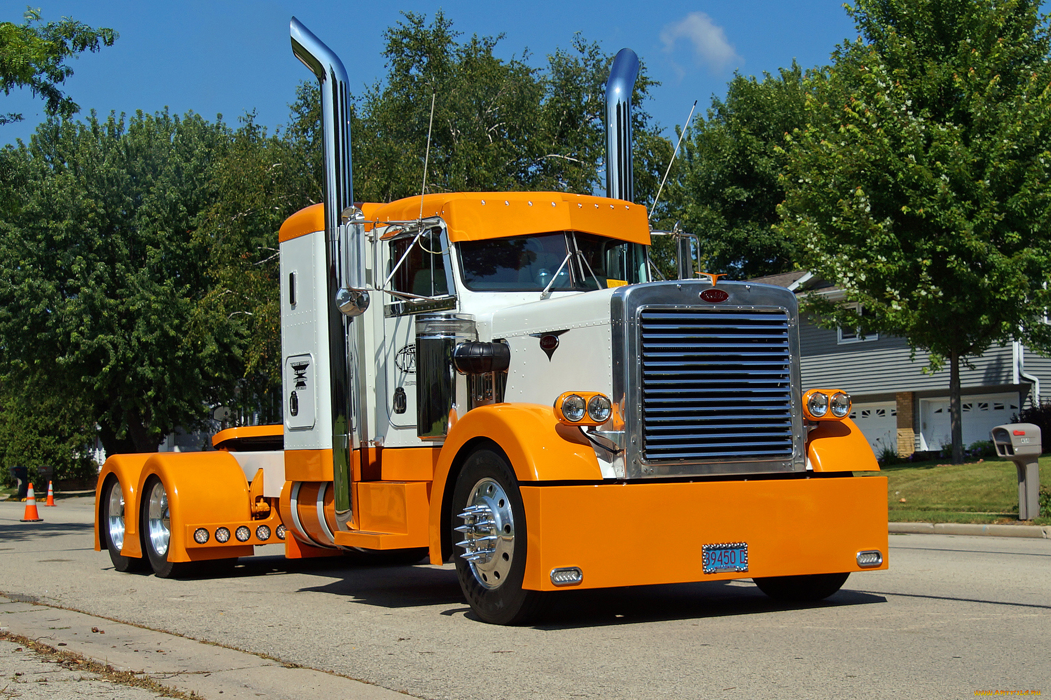 peterbilt, truck, автомобили, peterbilt, тяжелый, грузовик, седельный, тягач