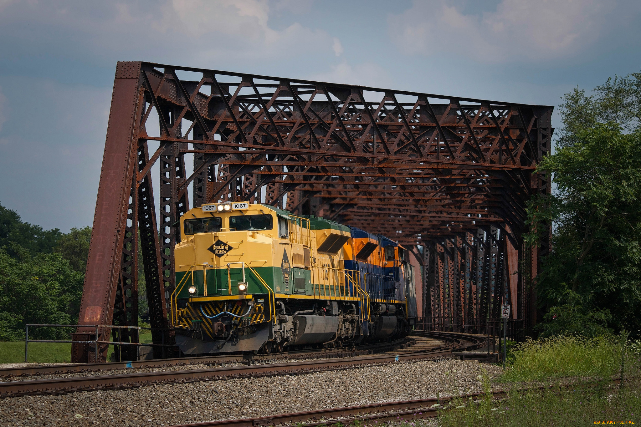 техника, поезда, состав, локомотив, дорога, железная