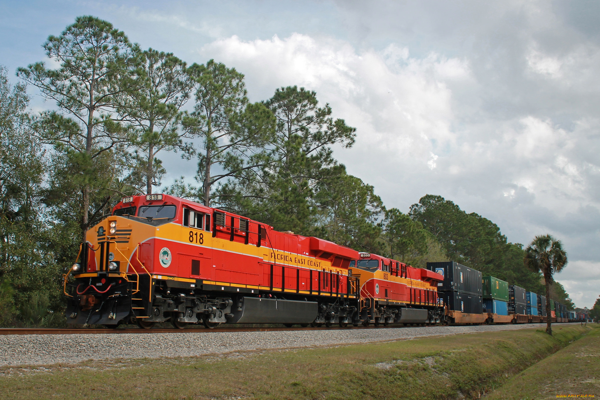 техника, поезда, состав, локомотив, дорога, железная