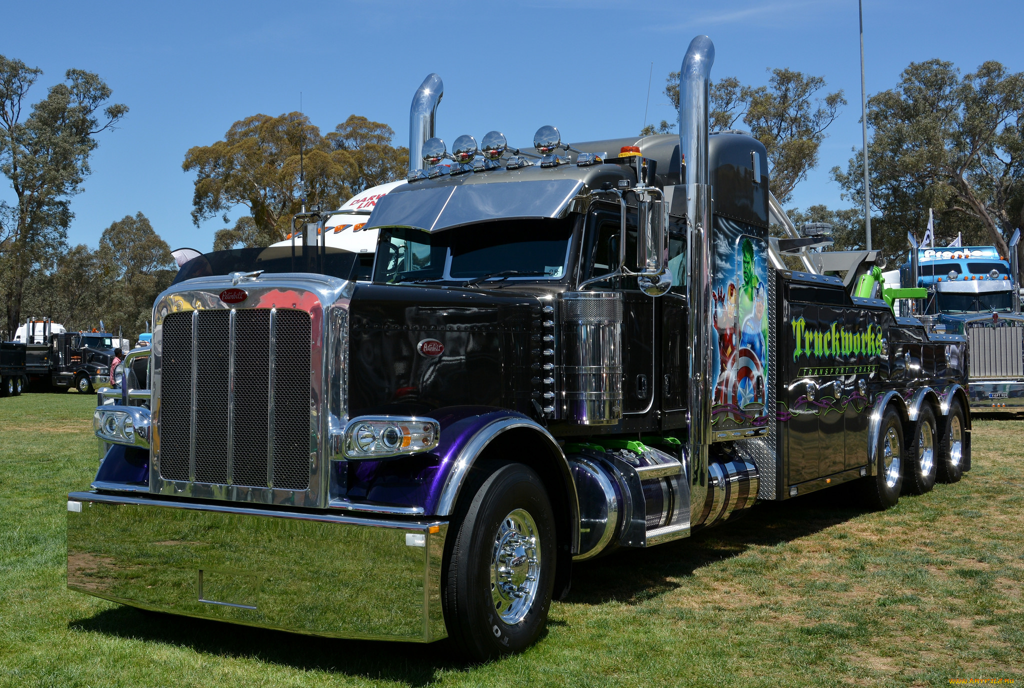 peterbilt, автомобили, седельный, тяжелый, грузовик, тягач