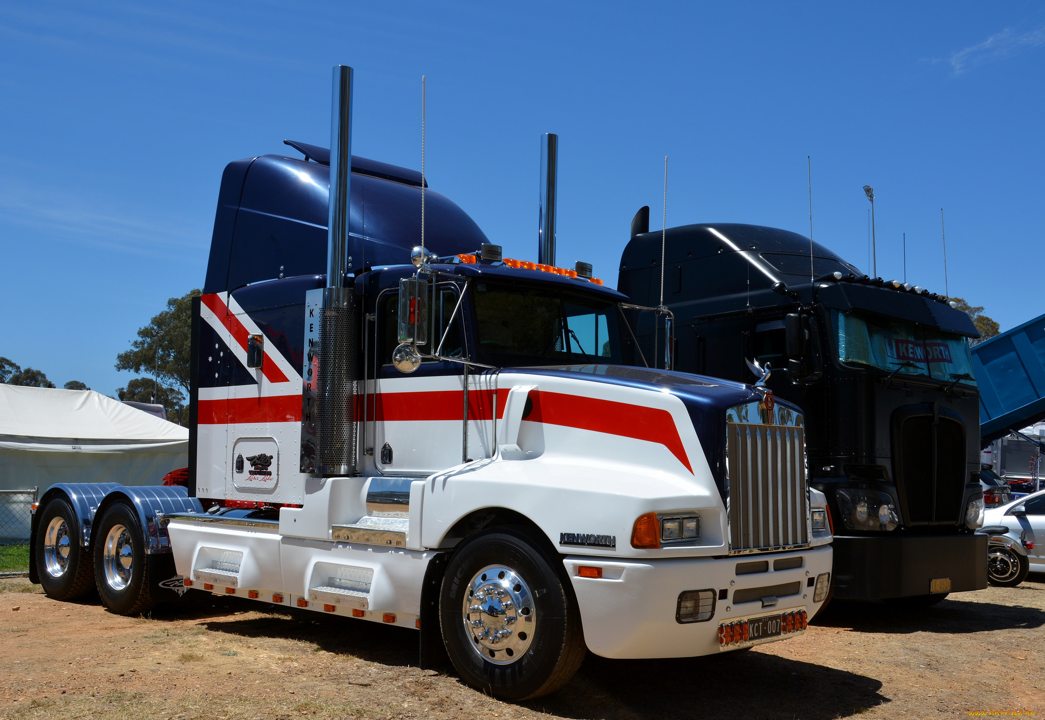 t600, kenworth, автомобили, kenworth, , выставка, улица, тяжелый, грузовик, седельный, тягач