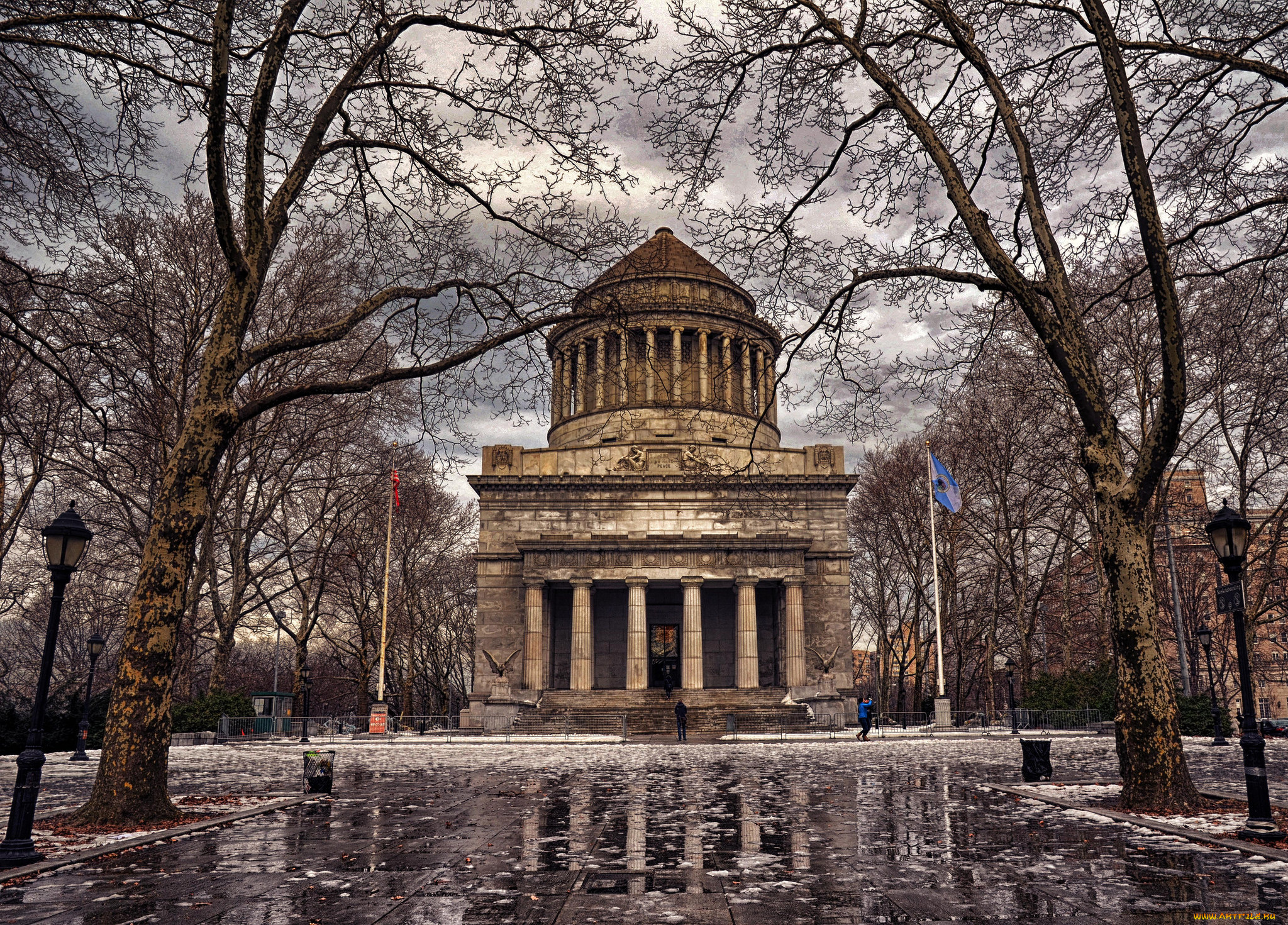 new, york, winter, города, нью-йорк, , сша, зима, парк, здание