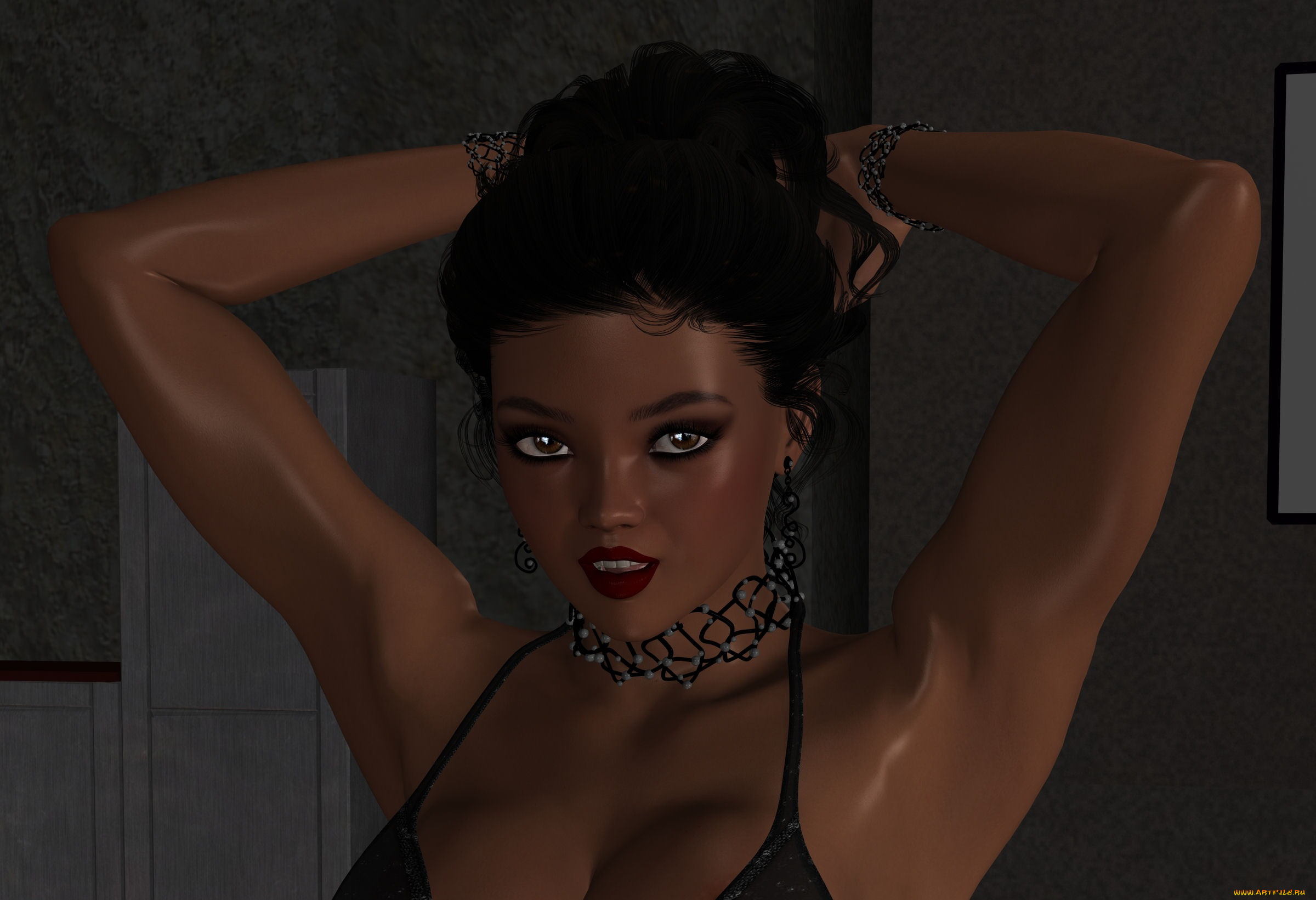 3д, графика, романтика, , romantics, взгляд, девушка, фон