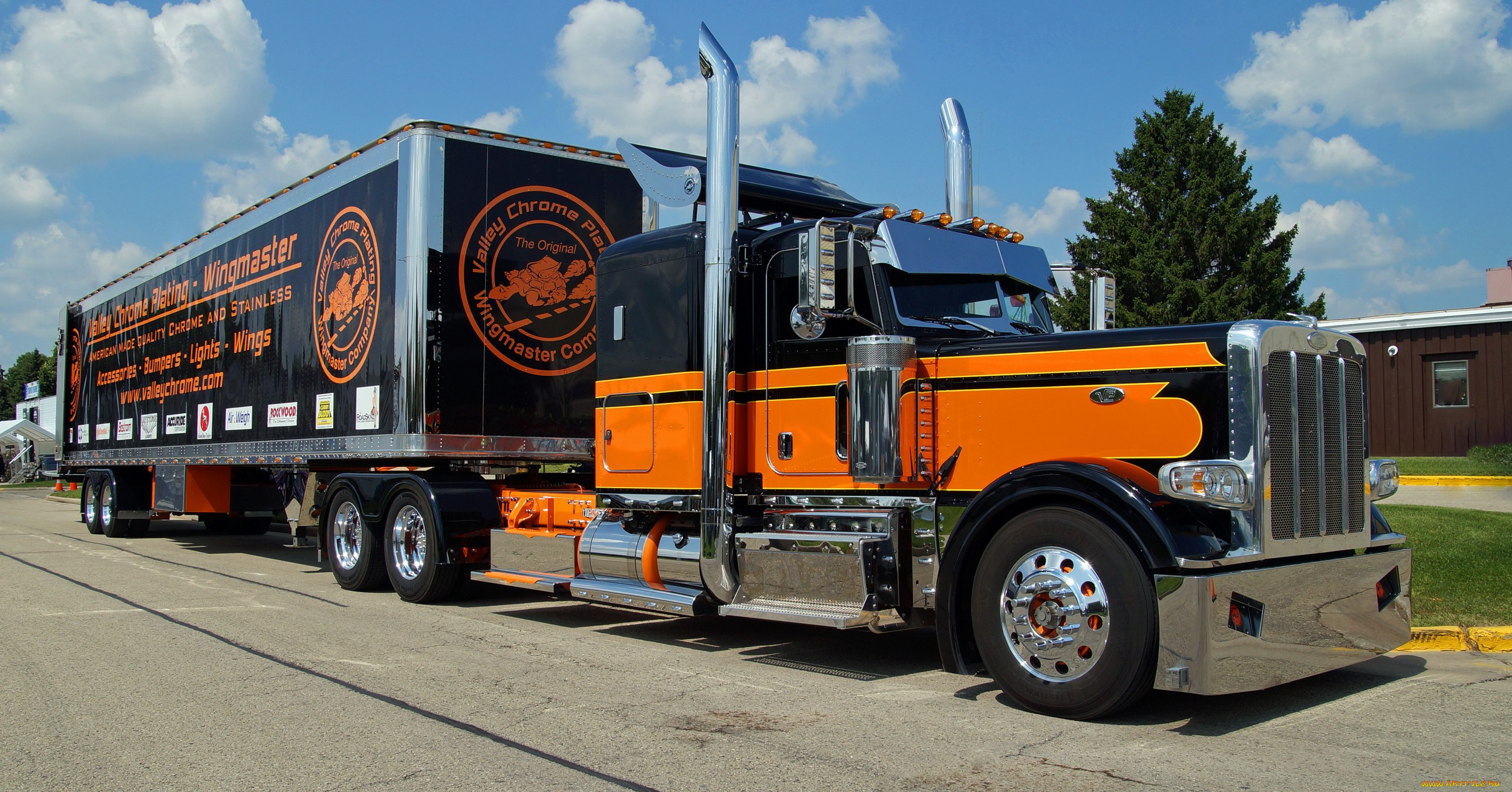 peterbilt, truck, автомобили, peterbilt, тяжелый, грузовик, седельный, тягач