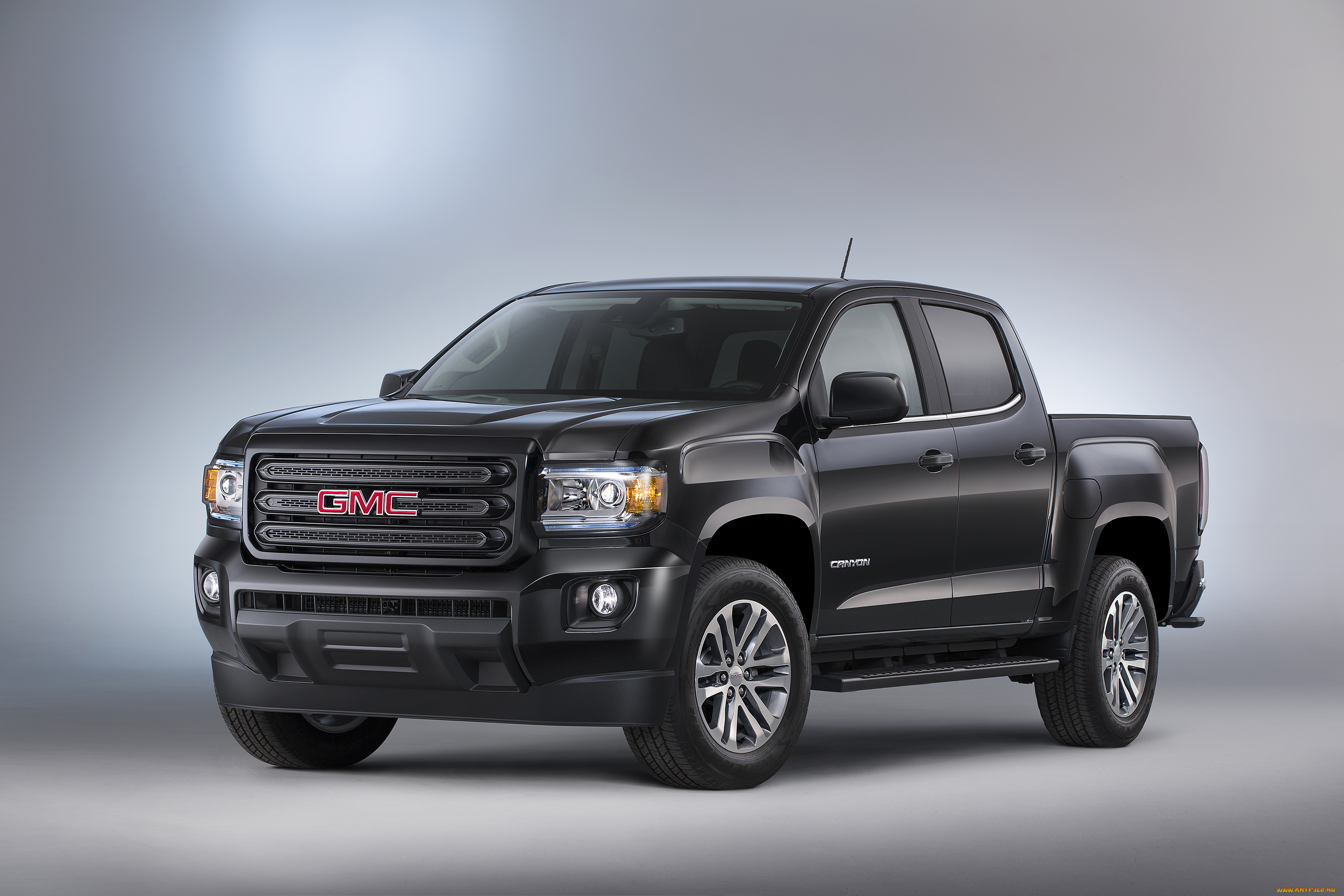 автомобили, gm-gmc, 2015г, gmc, canyon, sle, nightfall, crew, cab, темный