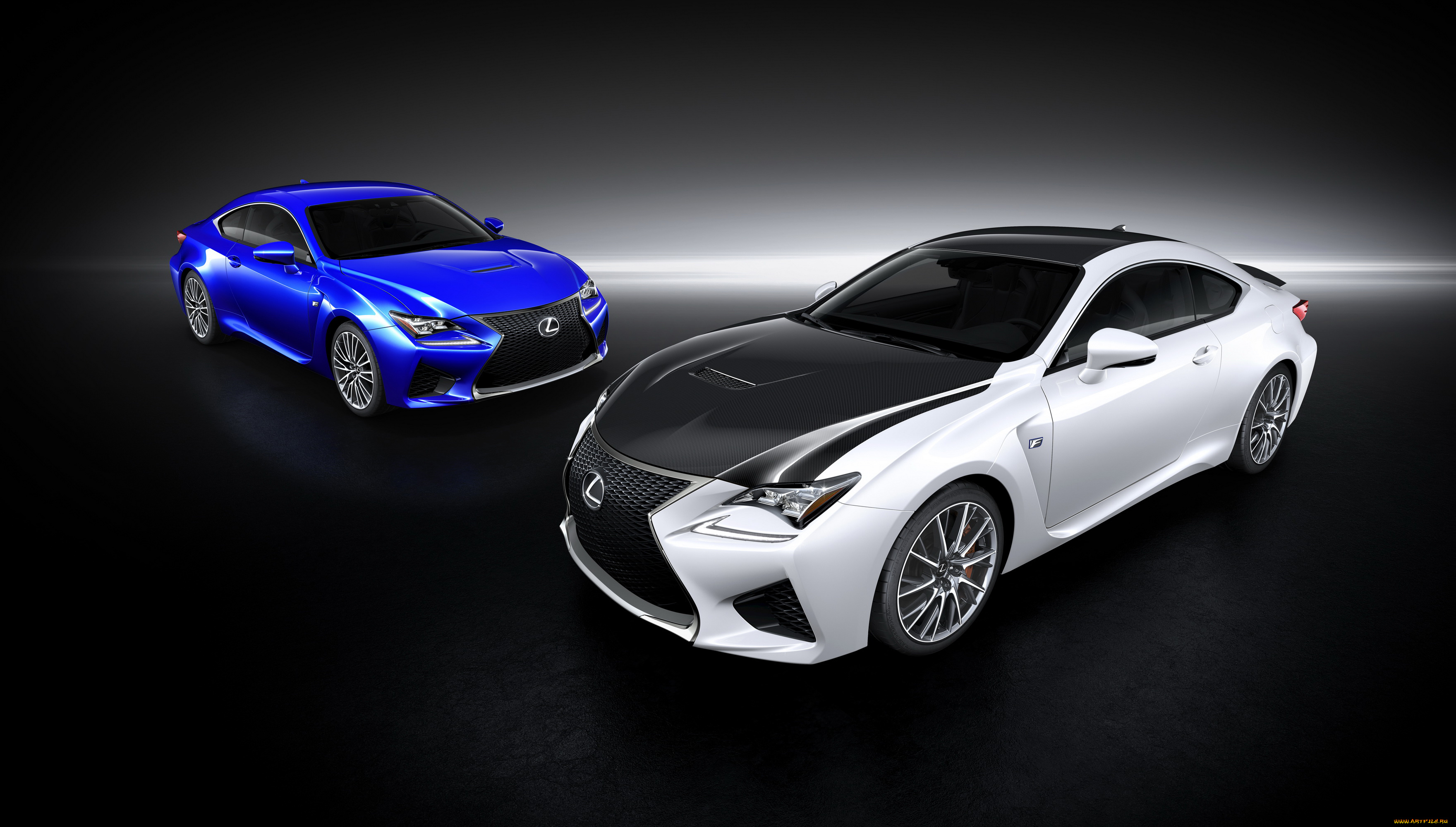 2015, lexus, rc, f, автомобили, lexus, синий, белый, тюнинг