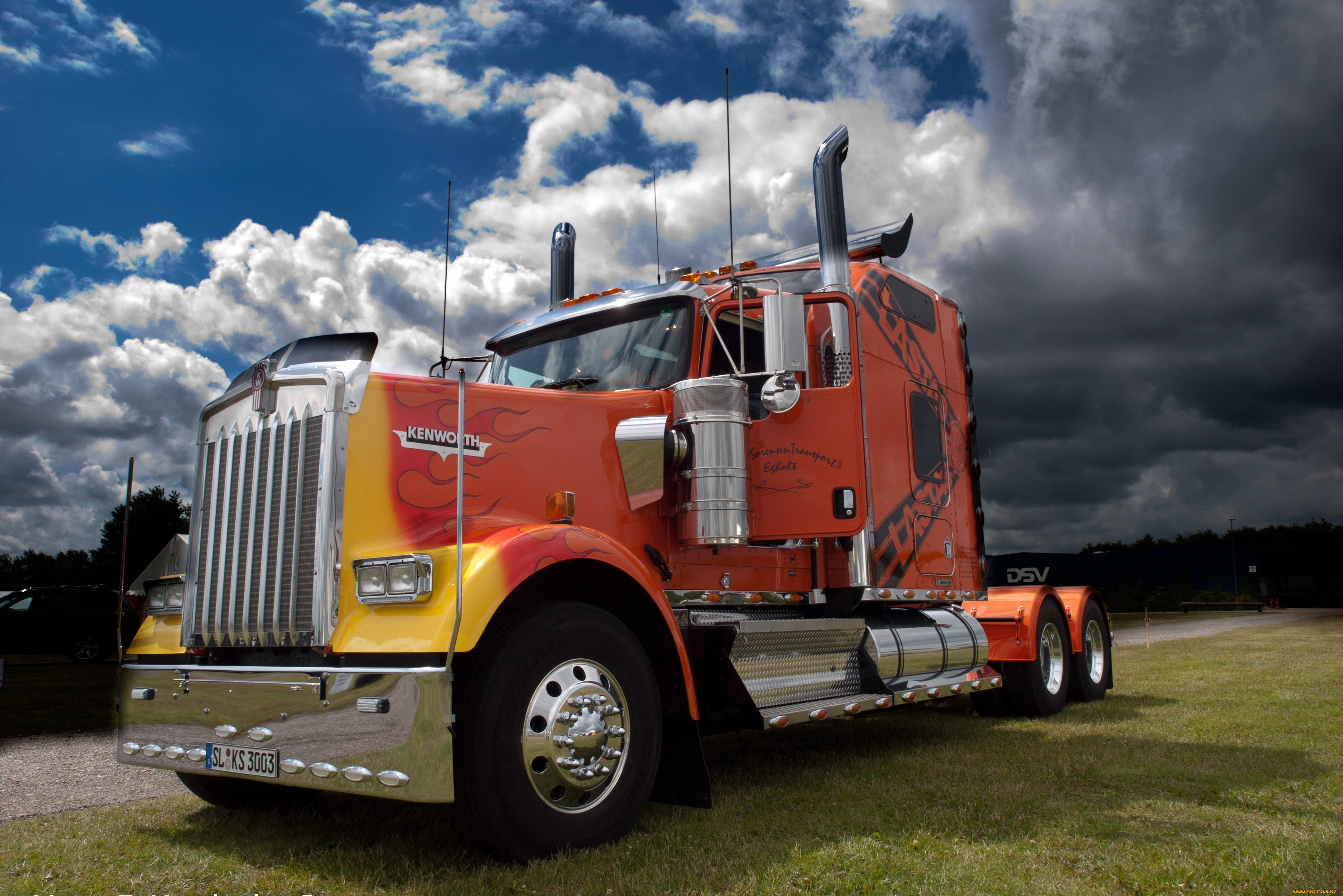 kenworth, автомобили, тягач, седельный, грузовик, тяжелый