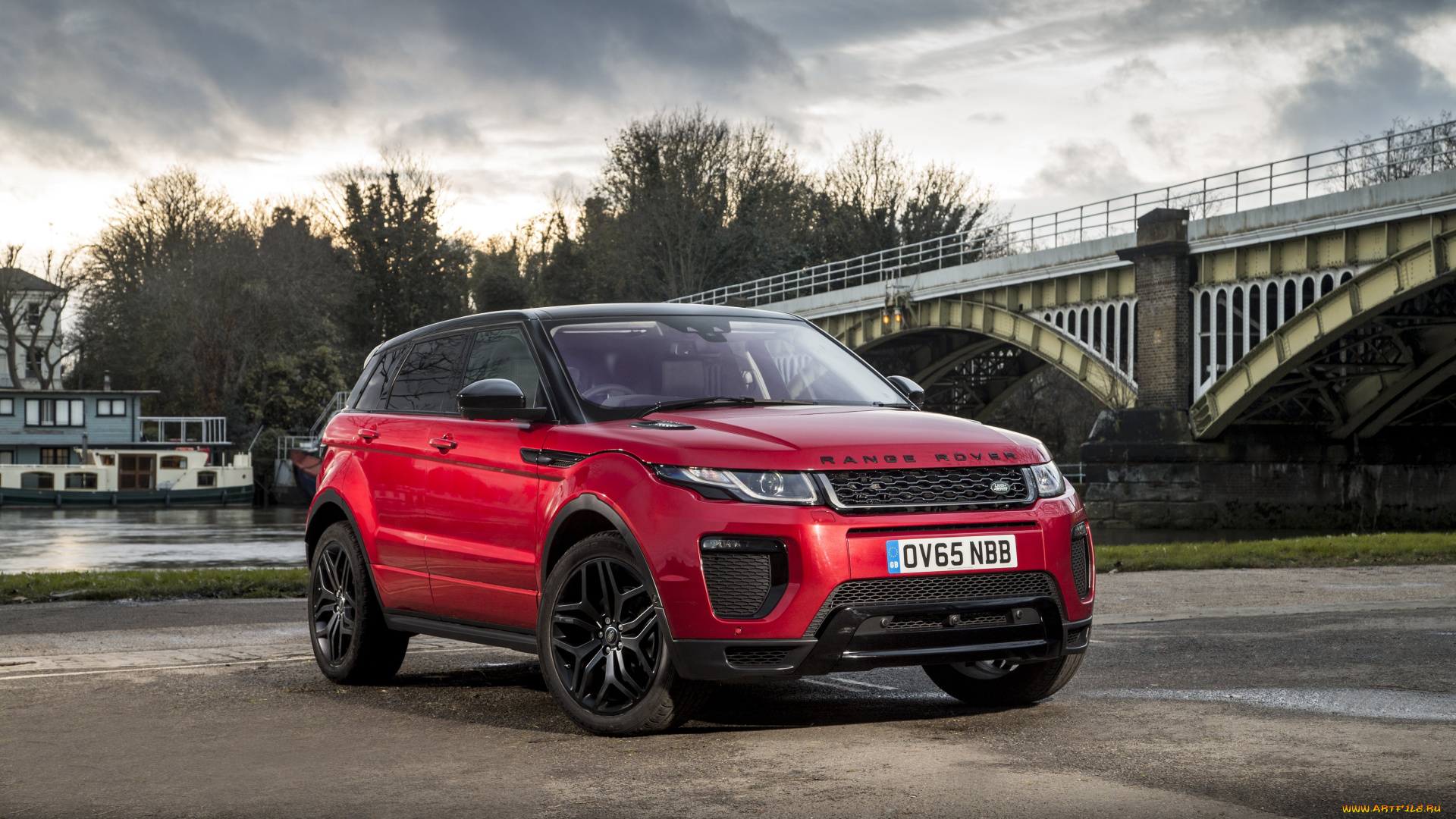 автомобили, range, rover, range, rover, evoque, hse, dynamic, uk-spec, 2015г, красный
