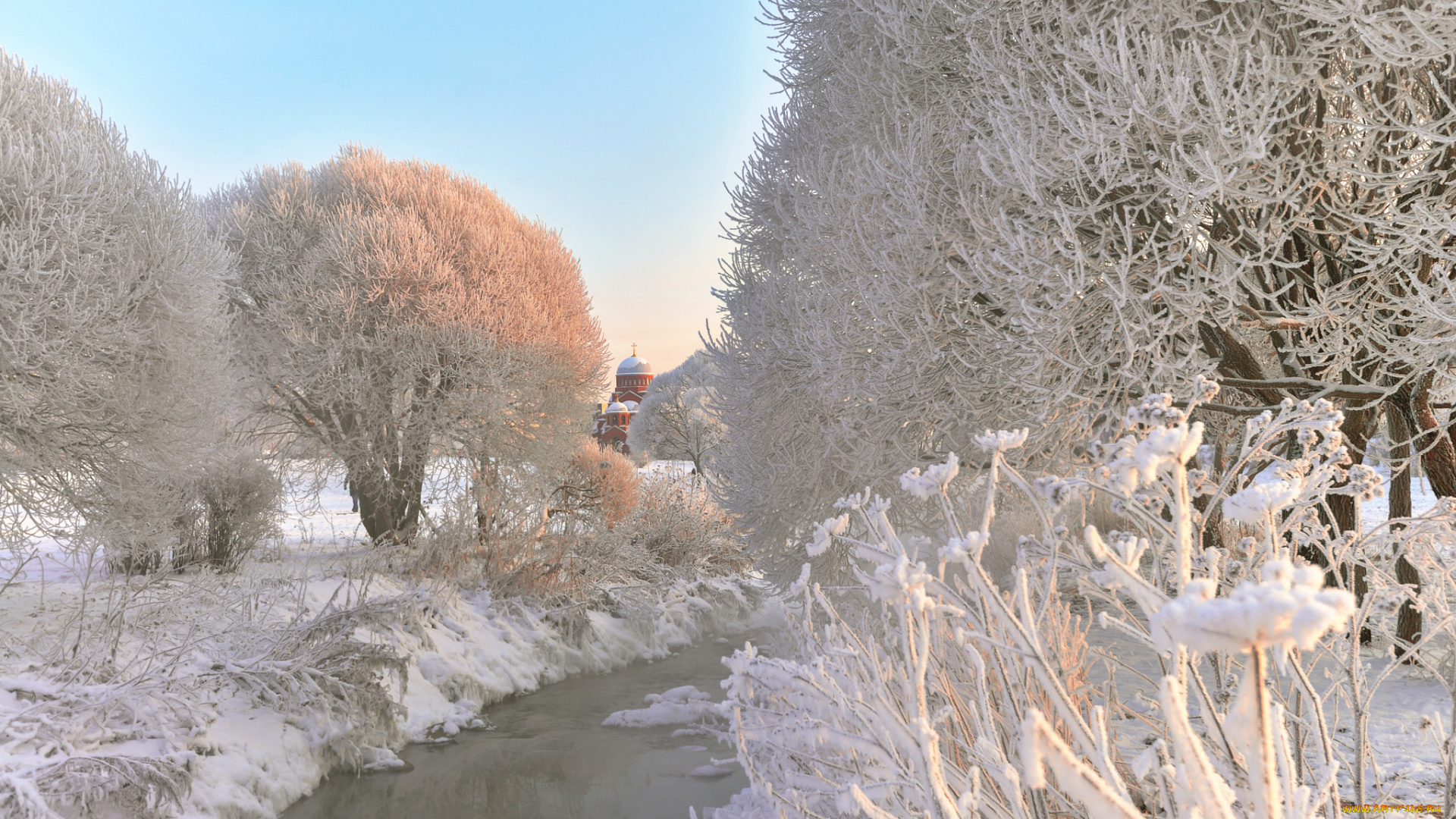 города, -, пейзажи, зима, снег, санкт-петербург